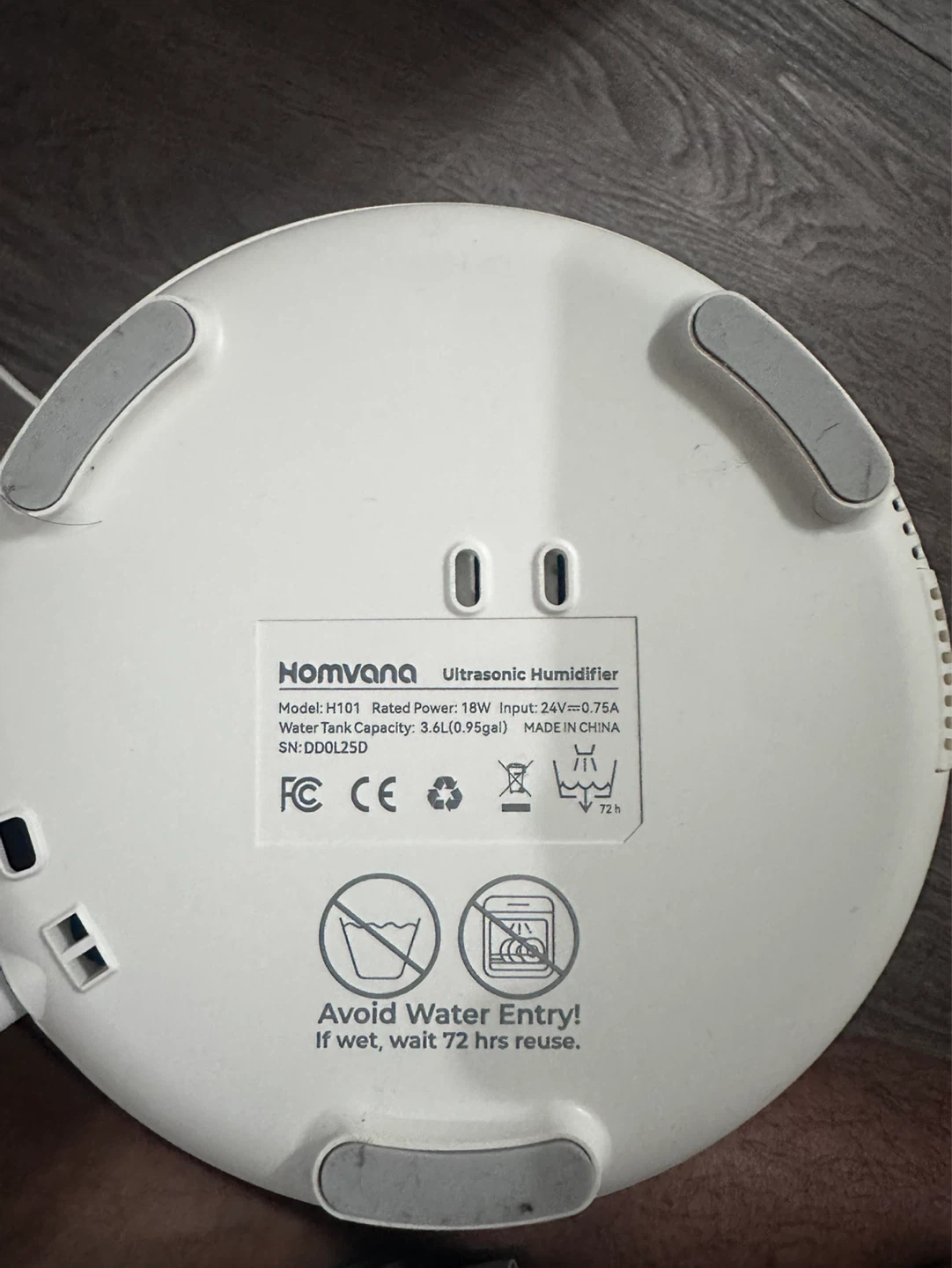 Homvana Humidifiers for Bedroom Home, 3.6 L - photo 2