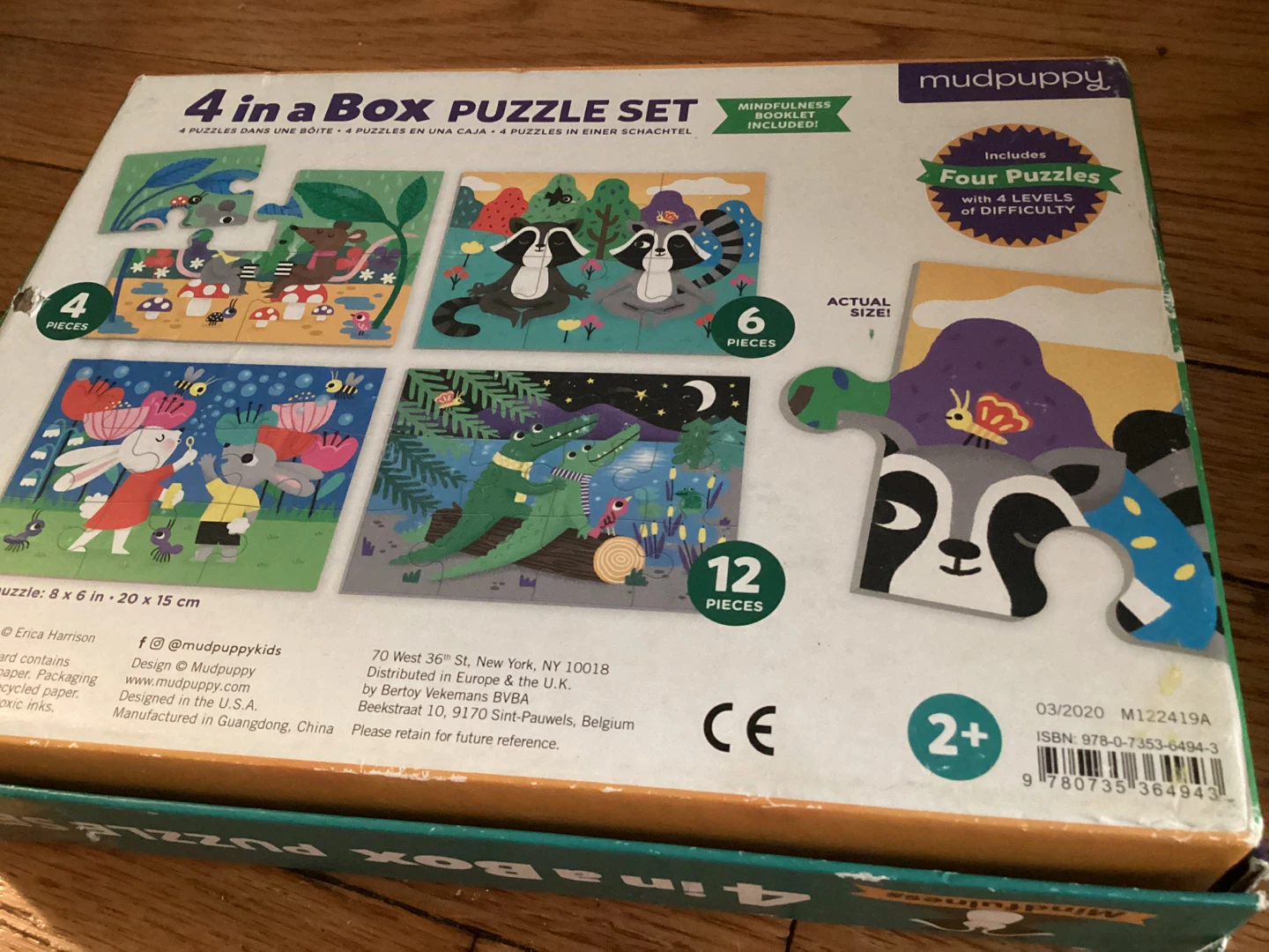 ⚽️ Mudpuppy 4 in a Box Puzzle Set - photo 2