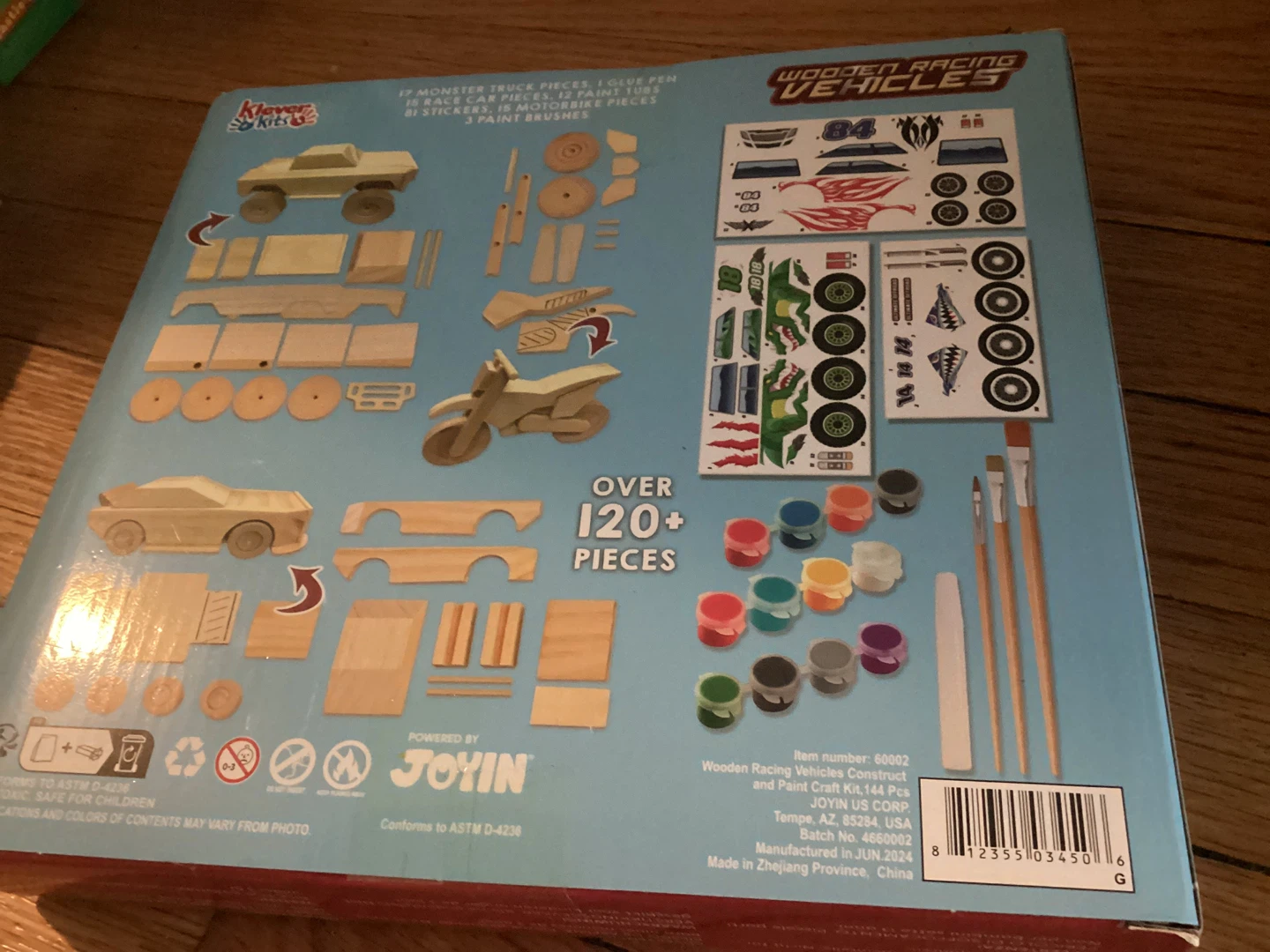 ⚽️ Klever Kits Wooden Racing Vehicles Craft Kit - photo 2