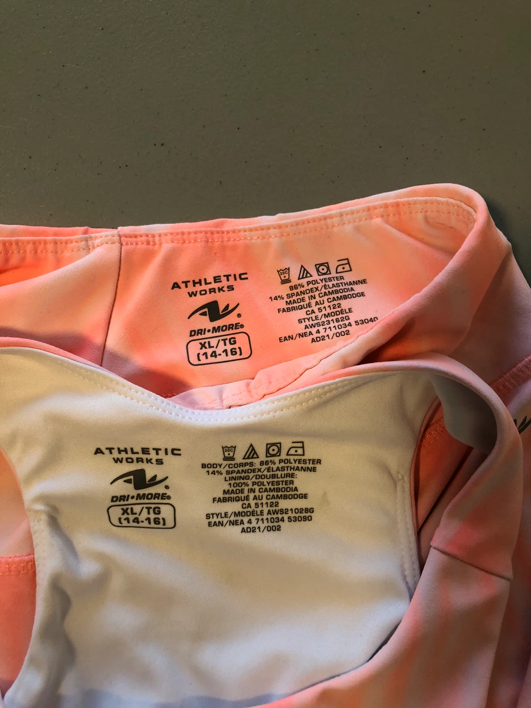 Athletic Works Girls Tie Dye Workout Set - photo 3