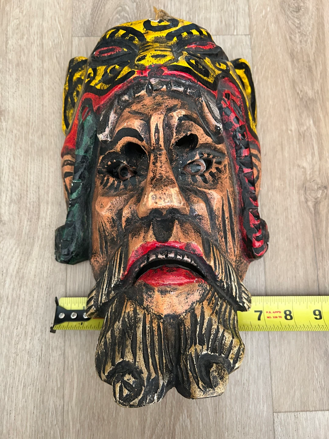 ⚽ Vintage Guatemalan / Mexican Hand-Carved Wooden - photo 5