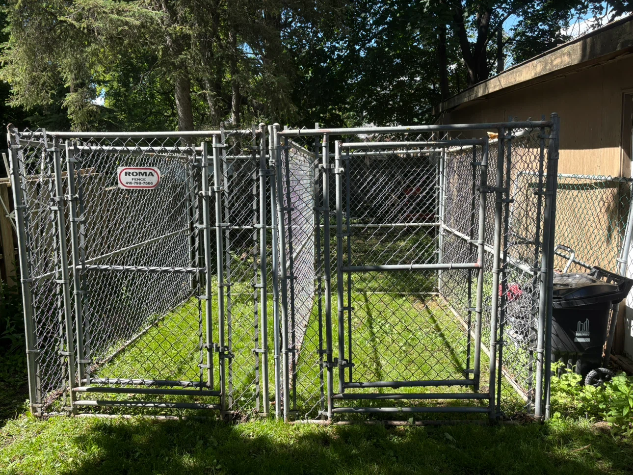 Roma Fence Chain Link Dog Kennel Enclosure - photo 2