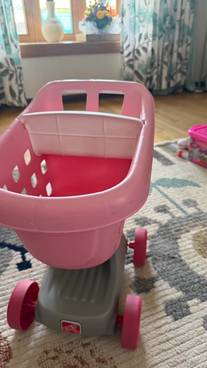 Step2 Pink and Gray Shopping Cart with Doll set - photo 5