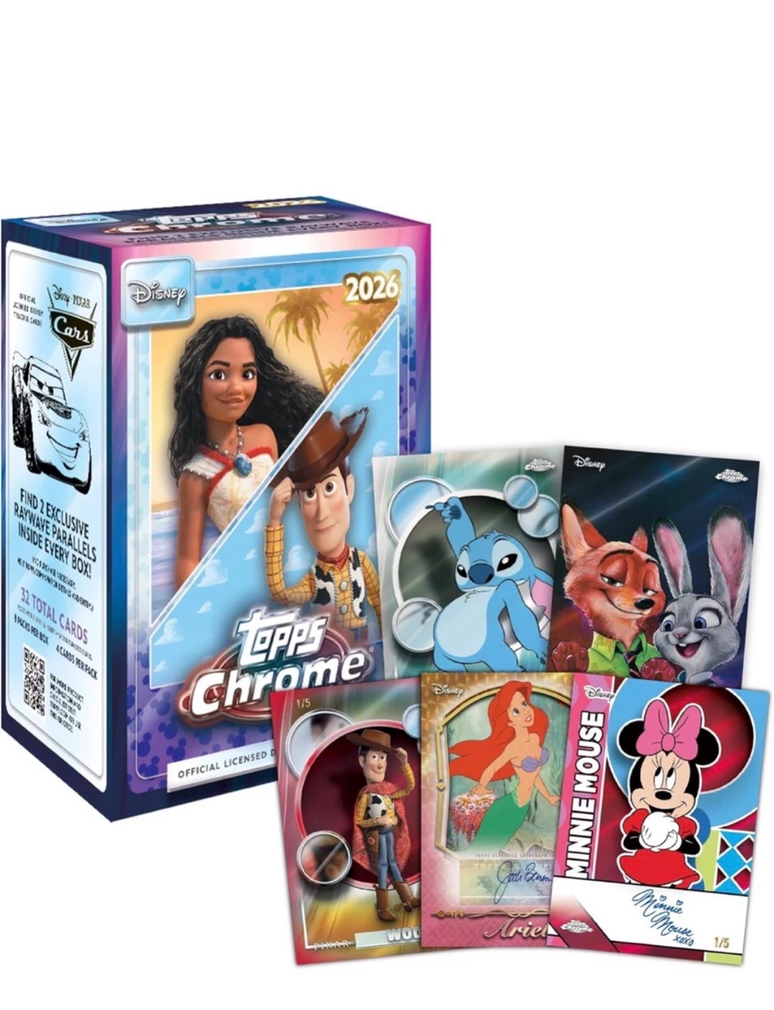 2026 Topps Chrome Disney Trading Cards Bundle Disney Lot ✨