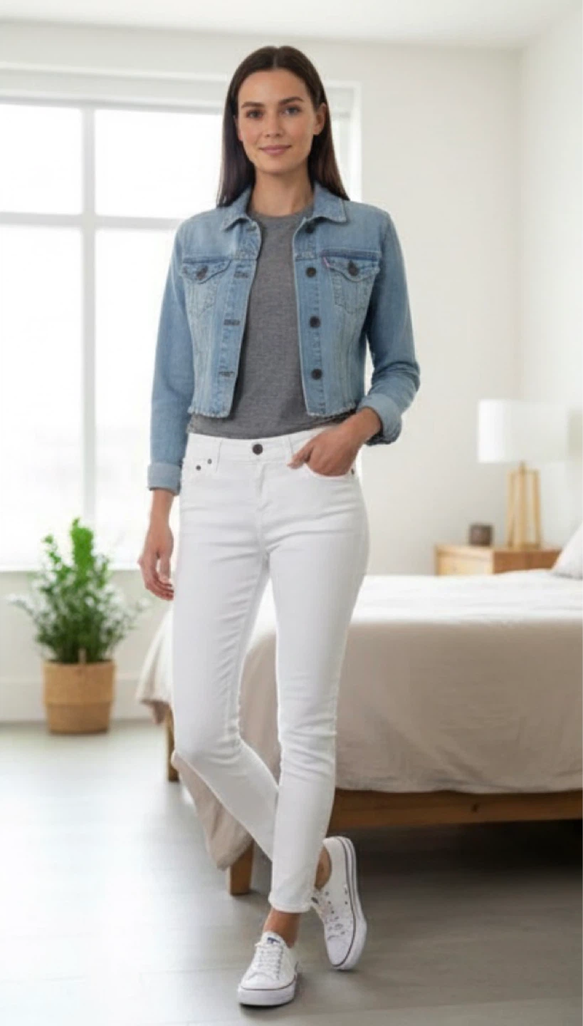 Hollister Super Skinny Jeans White Women's Size 5 - photo 2