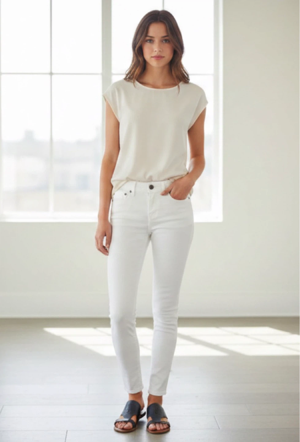 Hollister Super Skinny Jeans White Women's Size 5