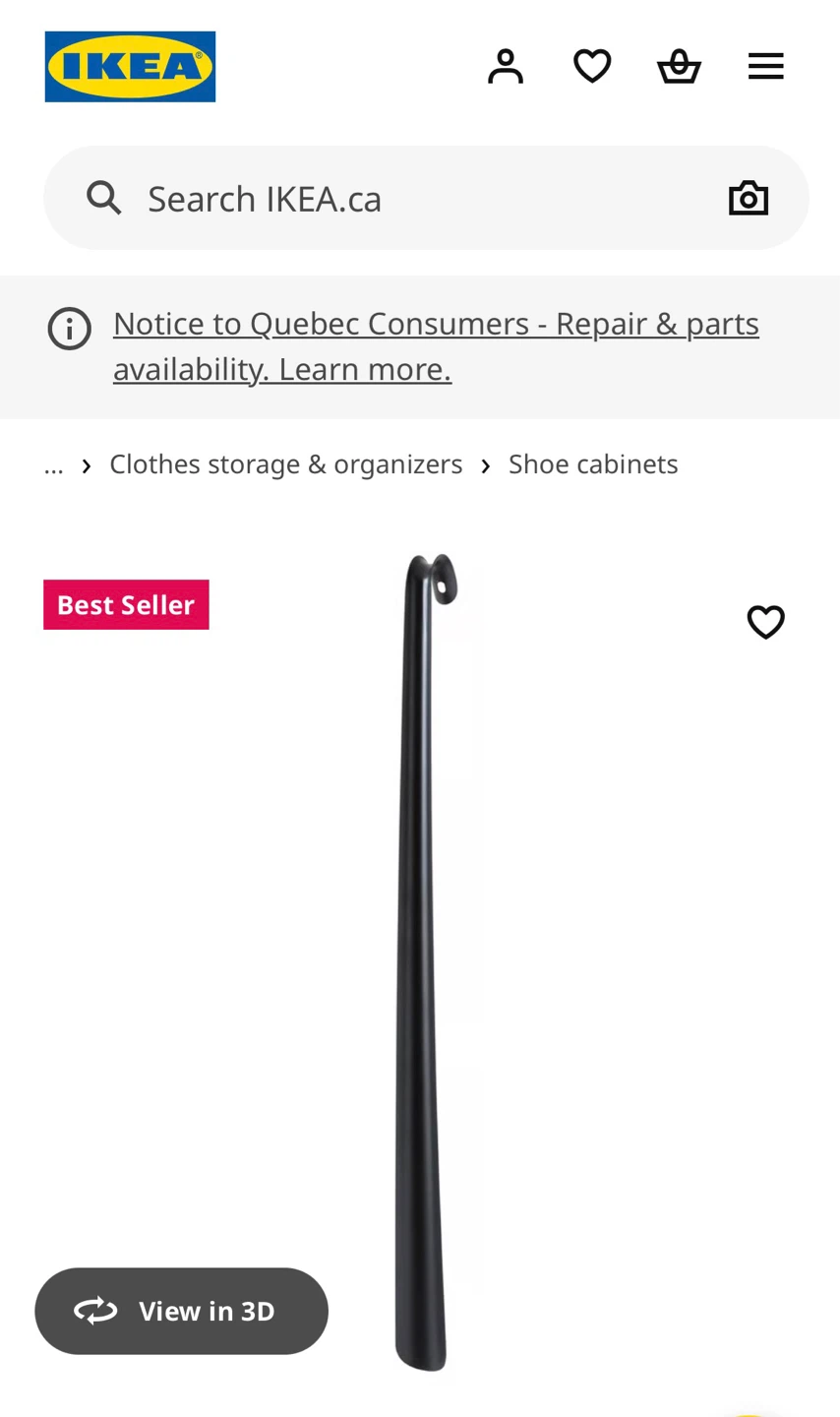 IKEA Shoe Horn