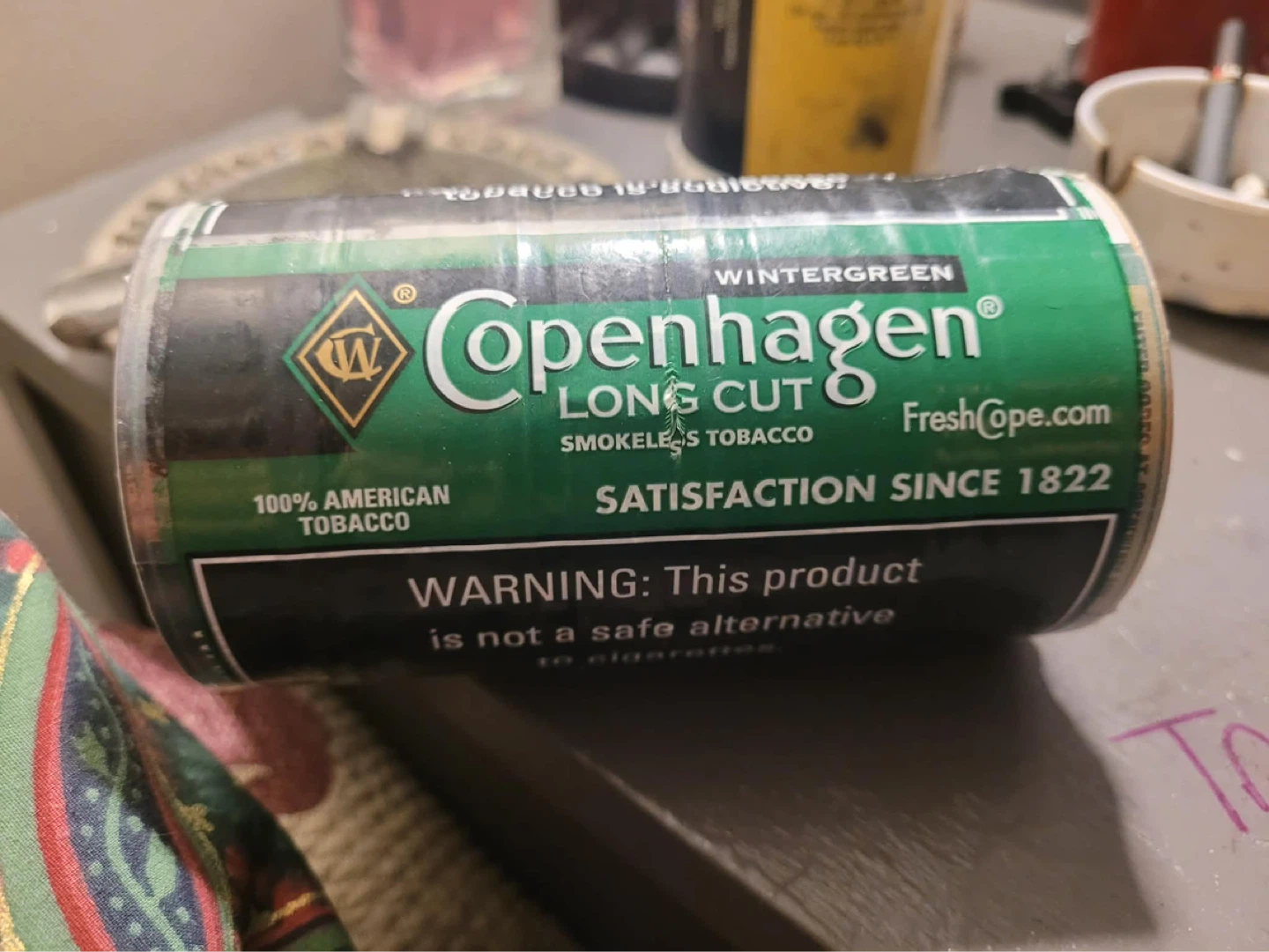 Copenhagen Wintergreen Long Cut Smokeless Tobacco