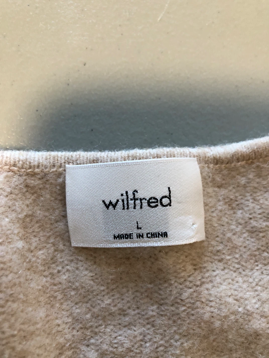 Wilfred Beige Wrap Sweater - photo 3