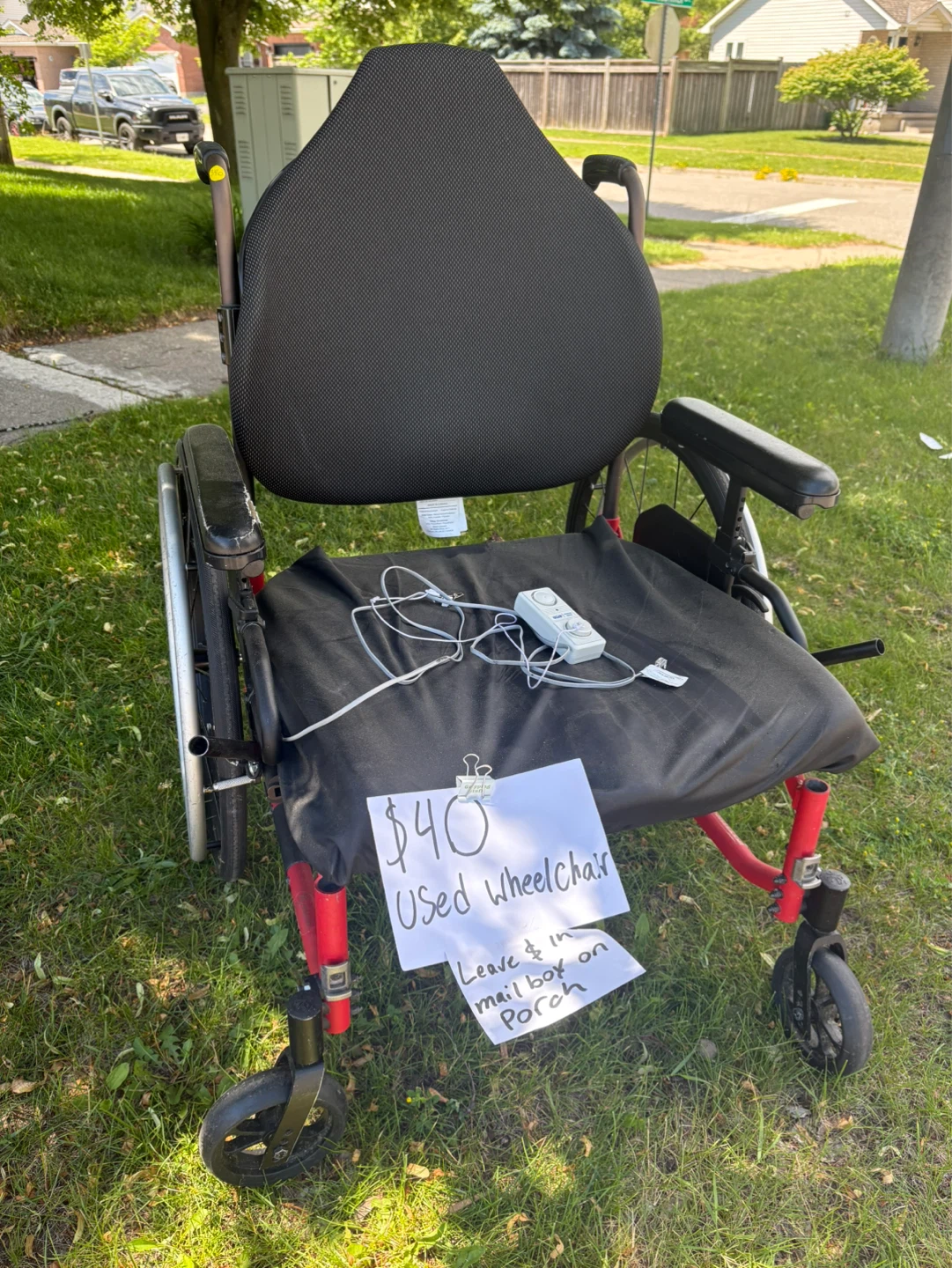 Used Wheelchair - $40