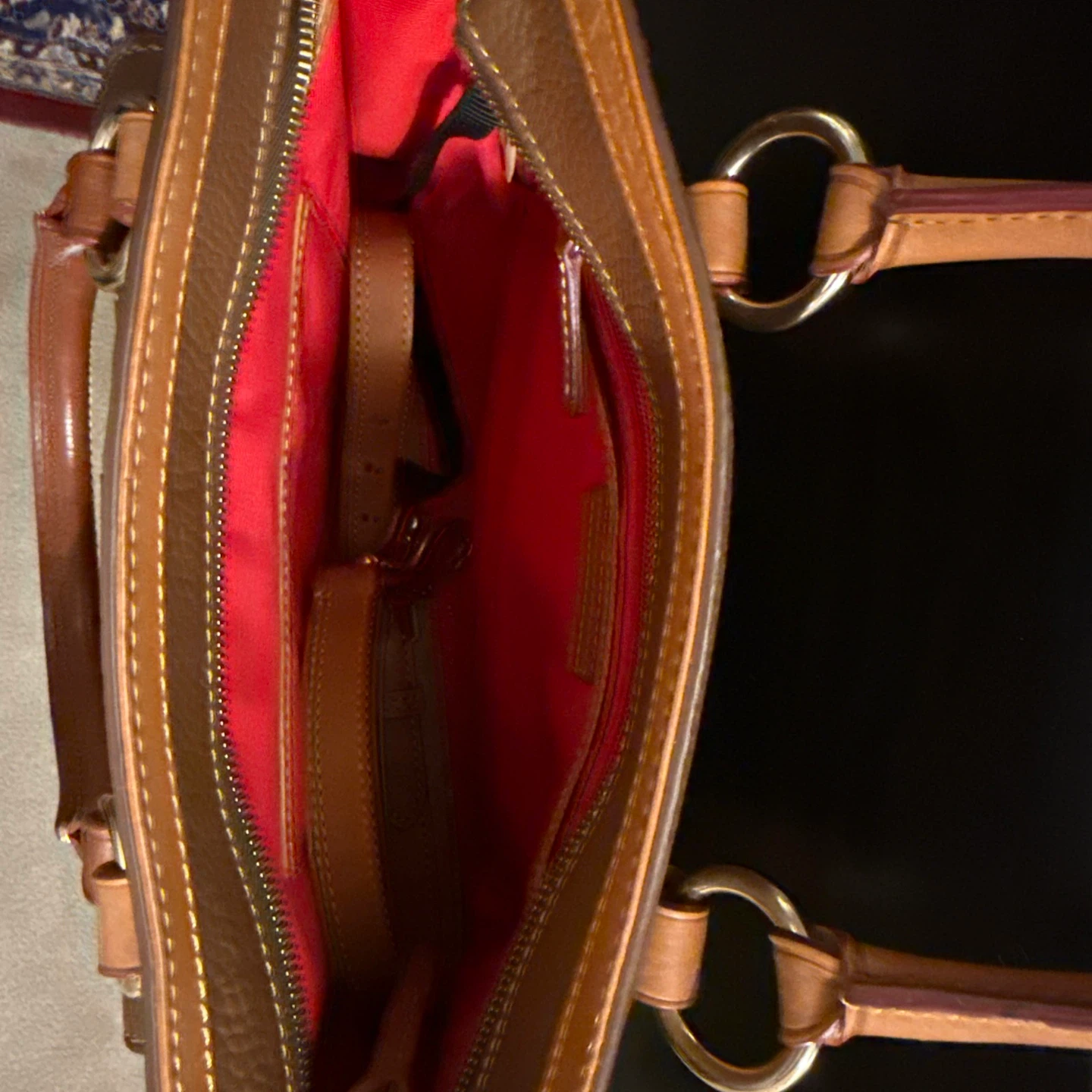 Dooney & Bourke Brown Leather Satchel Bag - photo 4