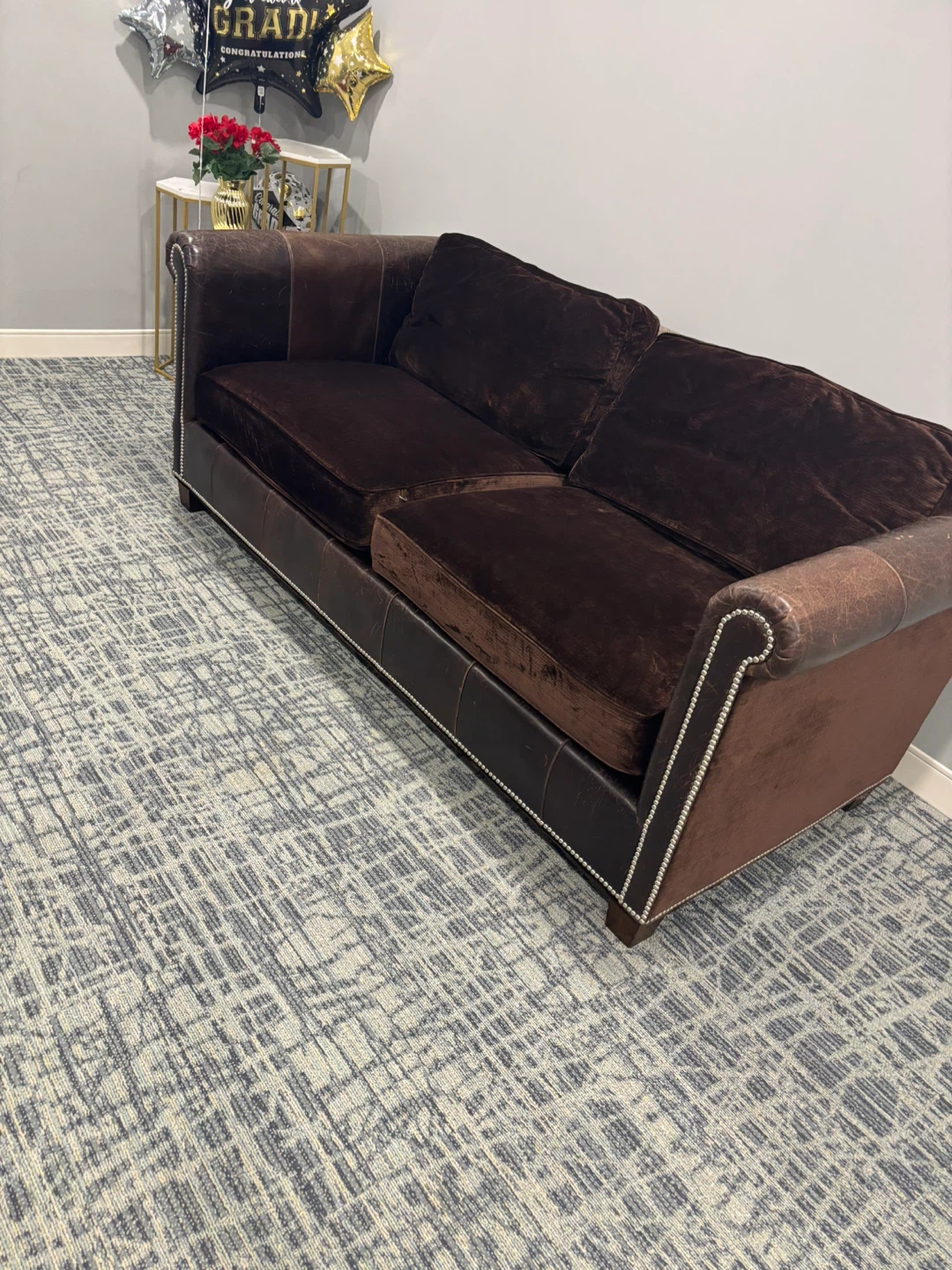 Dark Brown Chesterfield Sofa - photo 2
