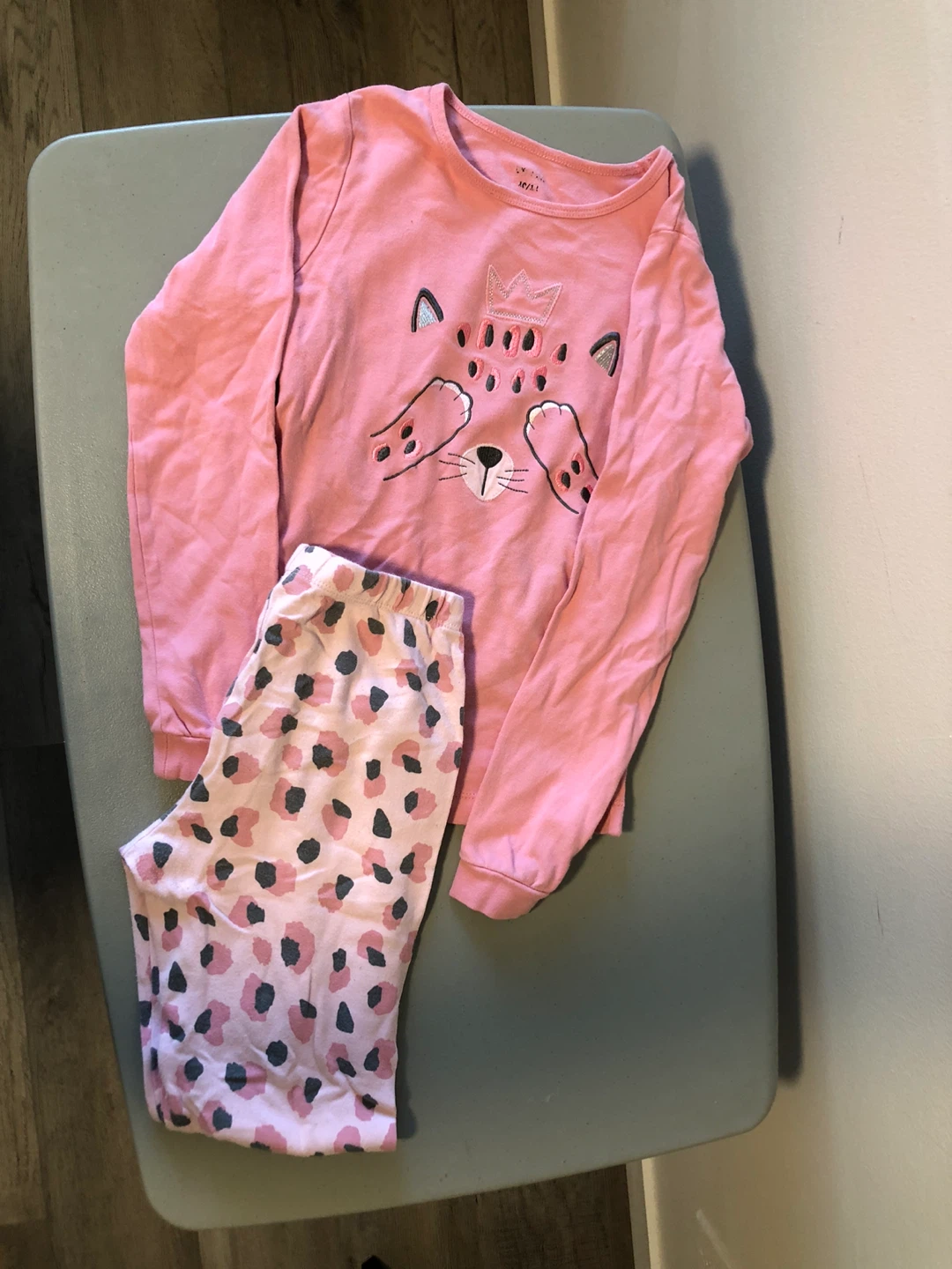 Girls' Pink Pajama Set - Long Sleeve Top & Pants