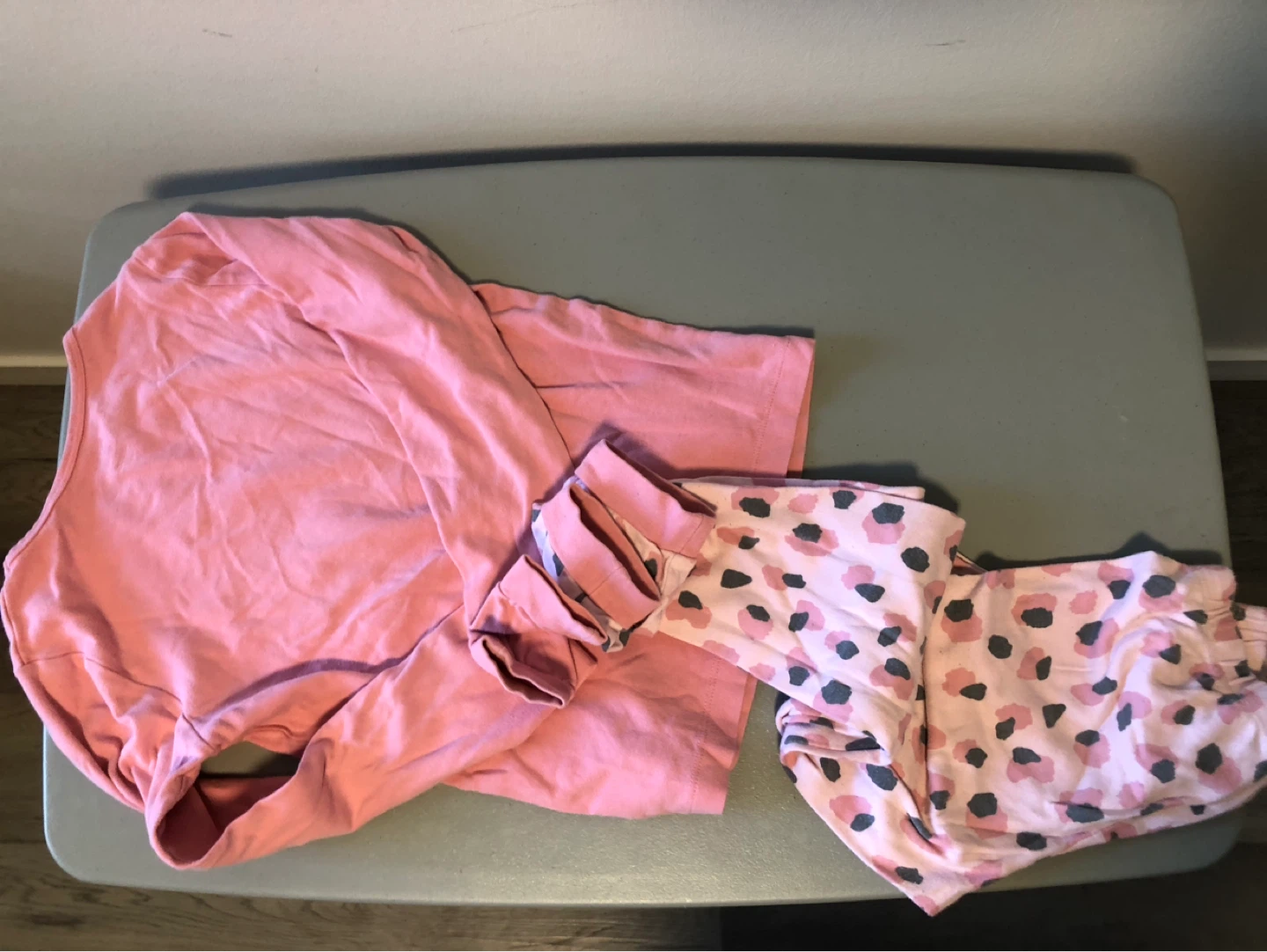 Girls' Pink Pajama Set - Long Sleeve Top & Pants - photo 3