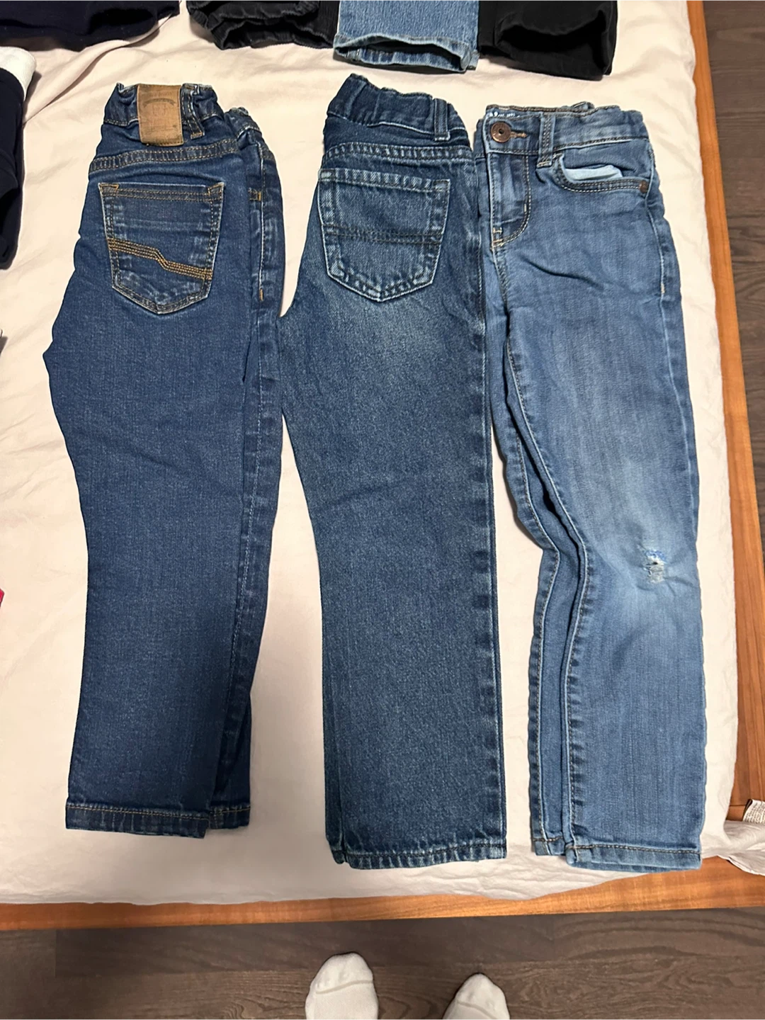 Lot sale 25 pieces boys kids clothes Jackets Jeans Tops Pants - photo 3
