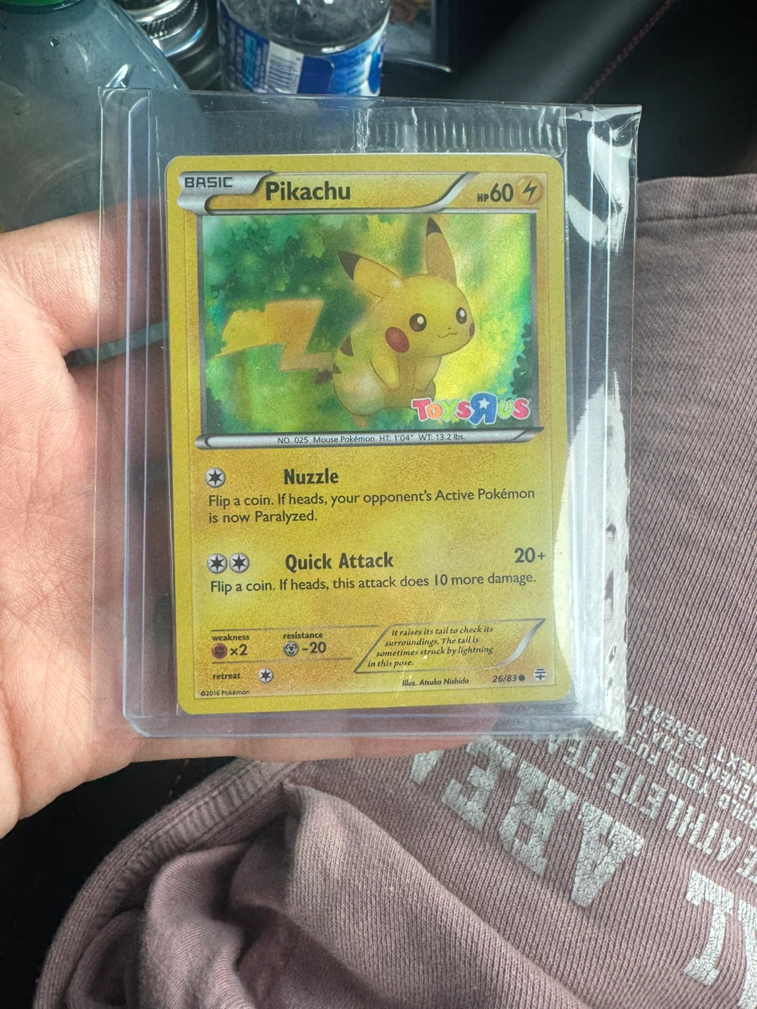 Pokemon Pikachu Trading Card