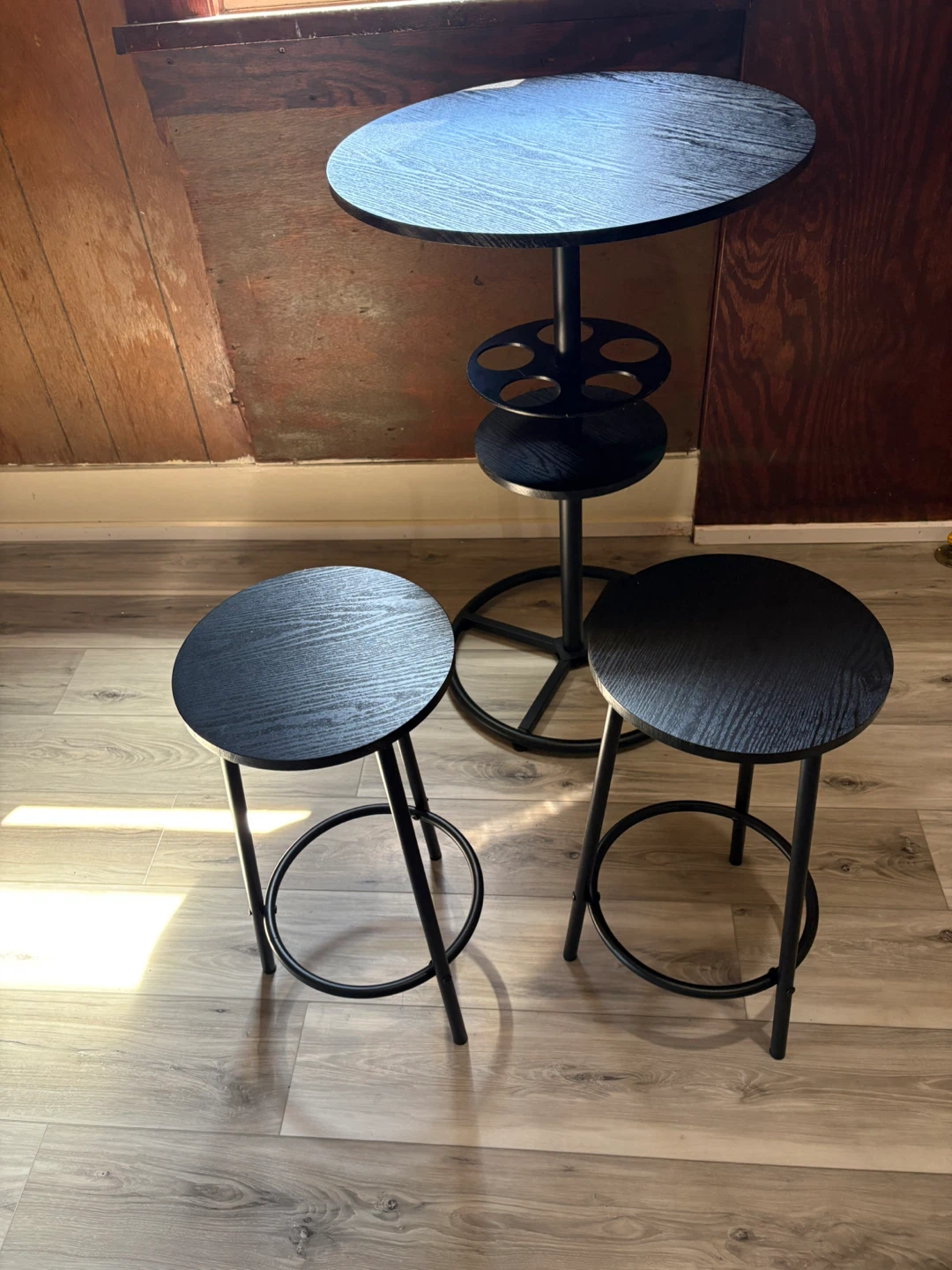 Bar table and stools set - photo 3