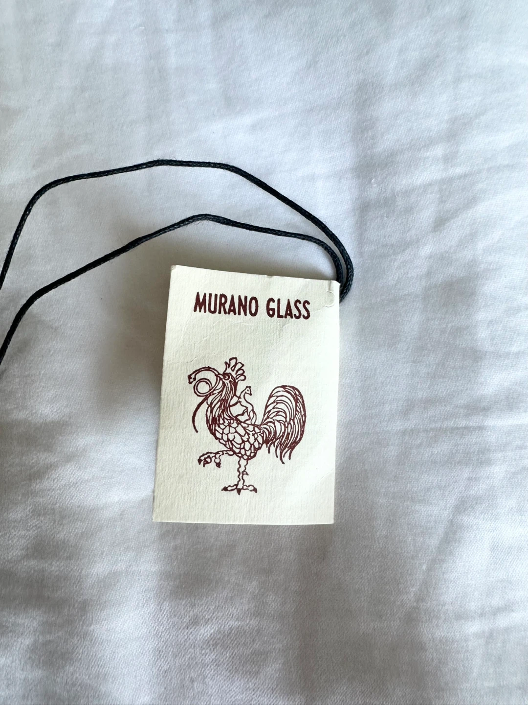 ⚽️ 🆕 Handmade Tommasi Murano Glass Pendant Necklace - photo 4
