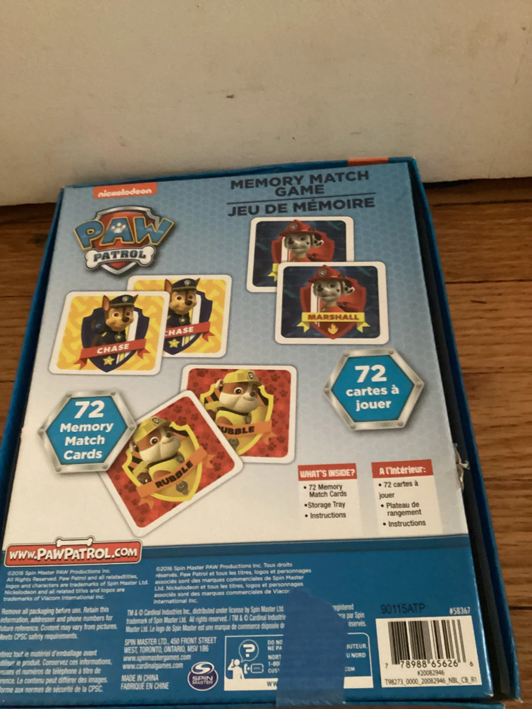 ⚽️Nickelodeon Paw Patrol Memory Match Game - photo 3