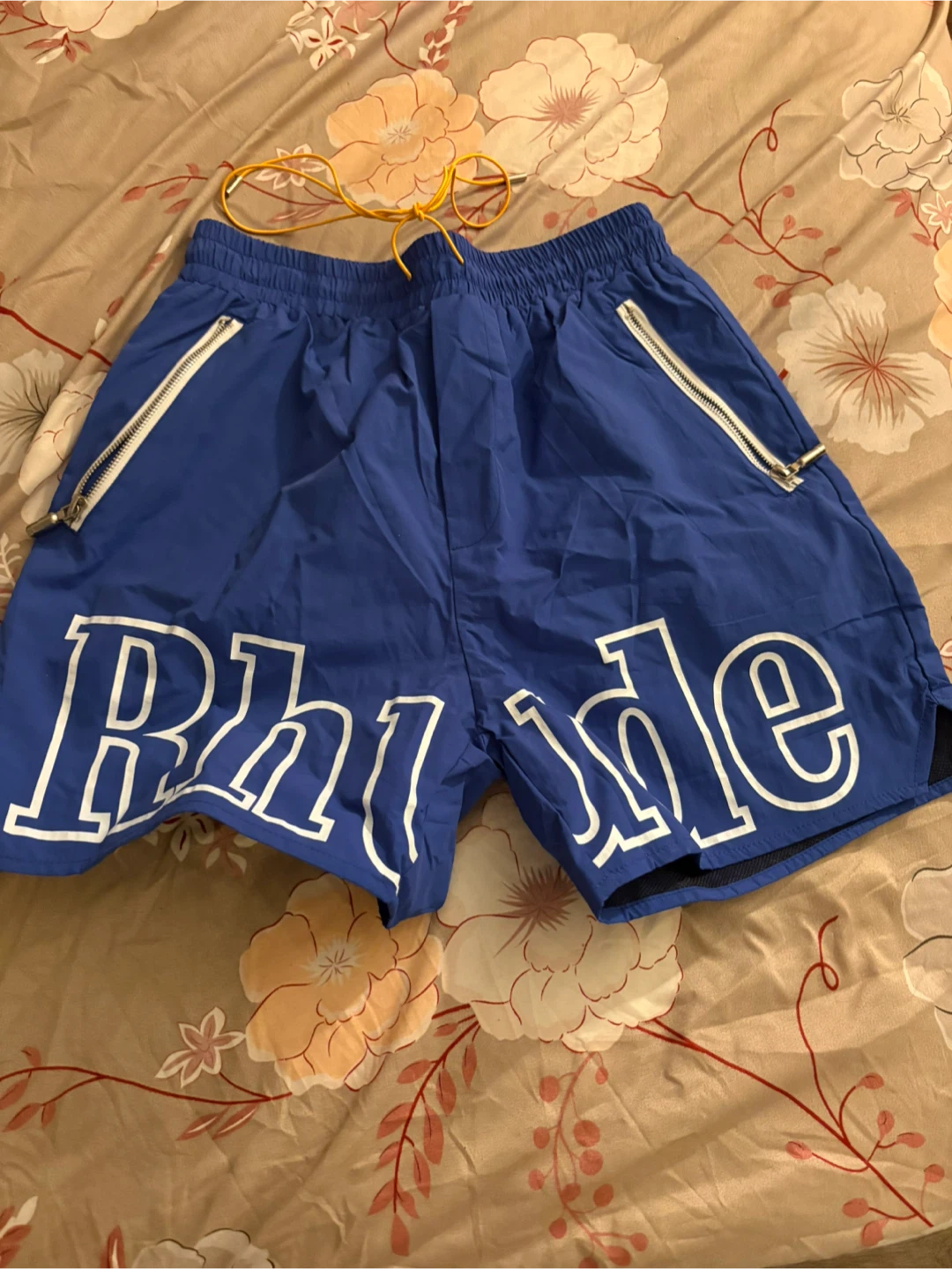 Rhude Blue Athletic Shorts