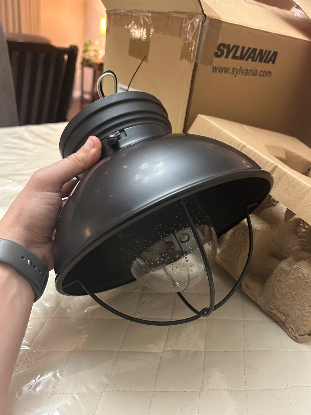 Sylvania Beverly Vintage LED Fixture Matte Black - photo 3