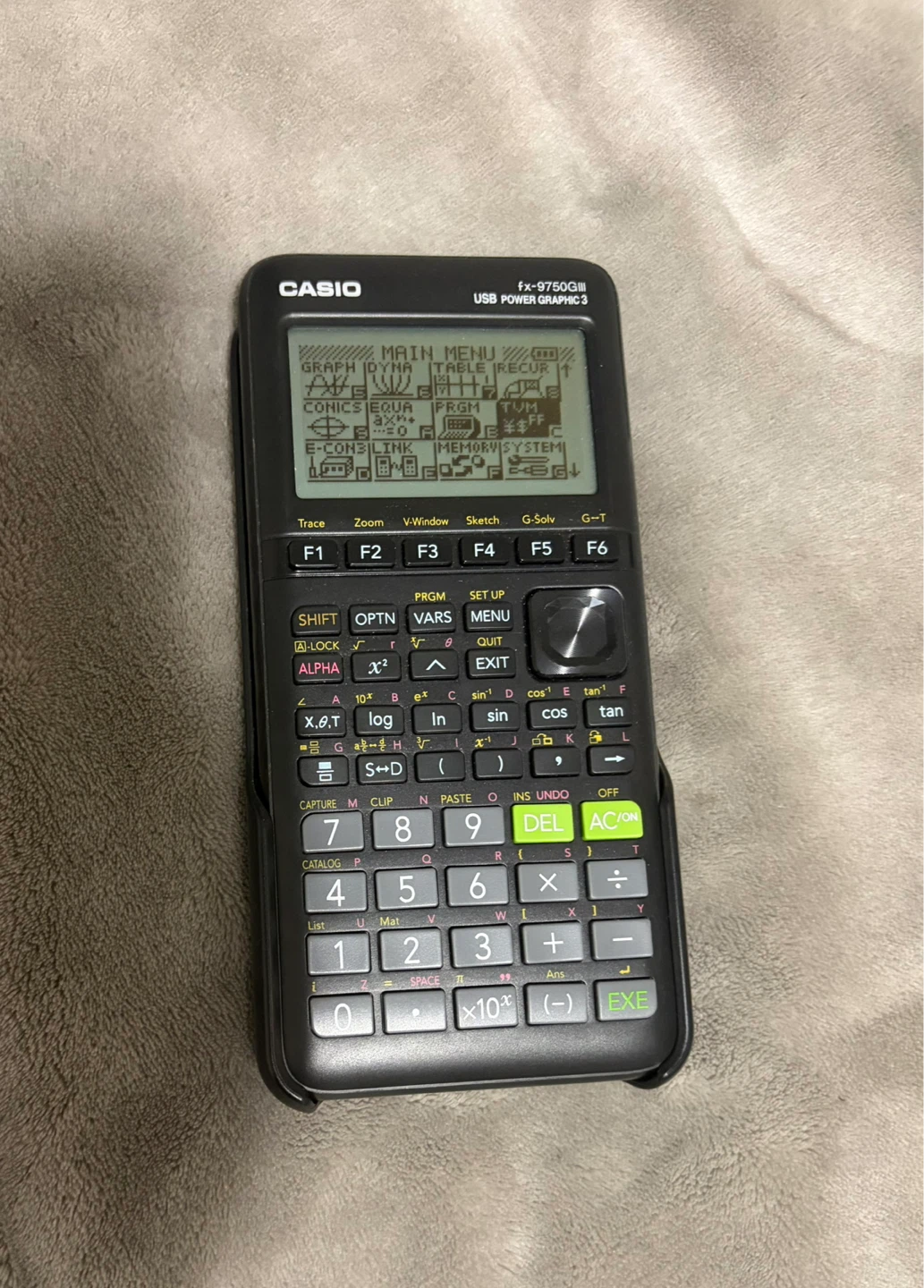 Casio fx-9750GIII Black Graphing Calculator with Cover
