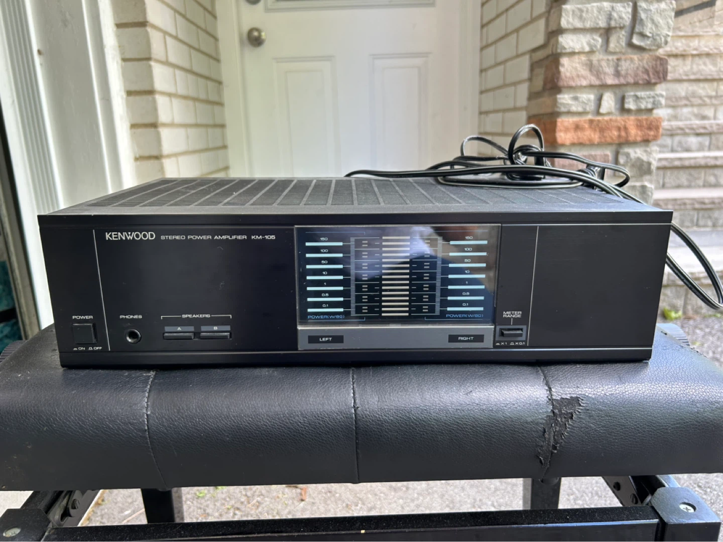 Kenwood KM-105 Stereo Power Amplifier