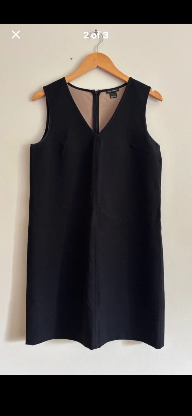 Club Monaco Black shift Dress XS