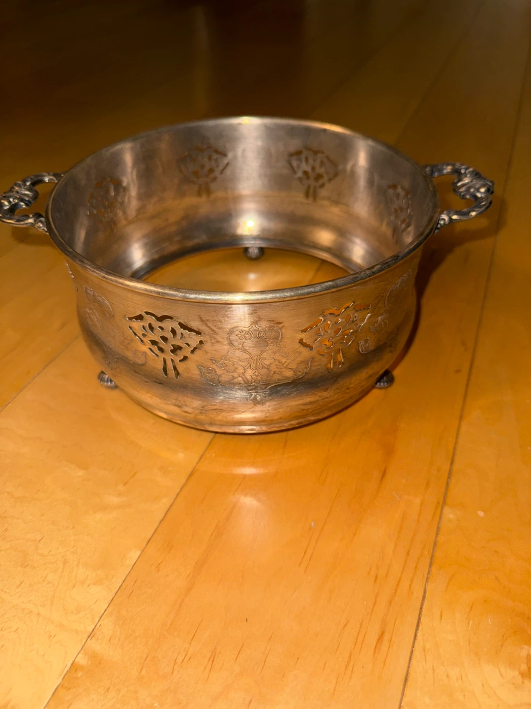 Wm. A. Eggers Silver-Plated Bowl Stand