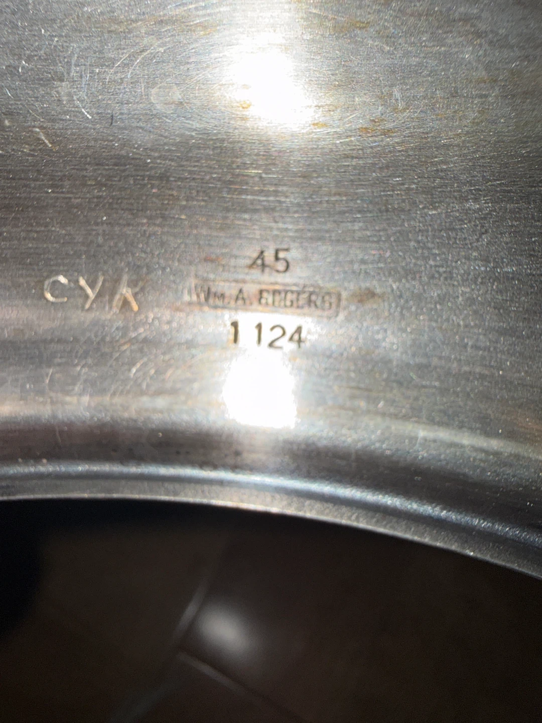 Wm. A. Eggers Silver-Plated Bowl Stand - photo 2
