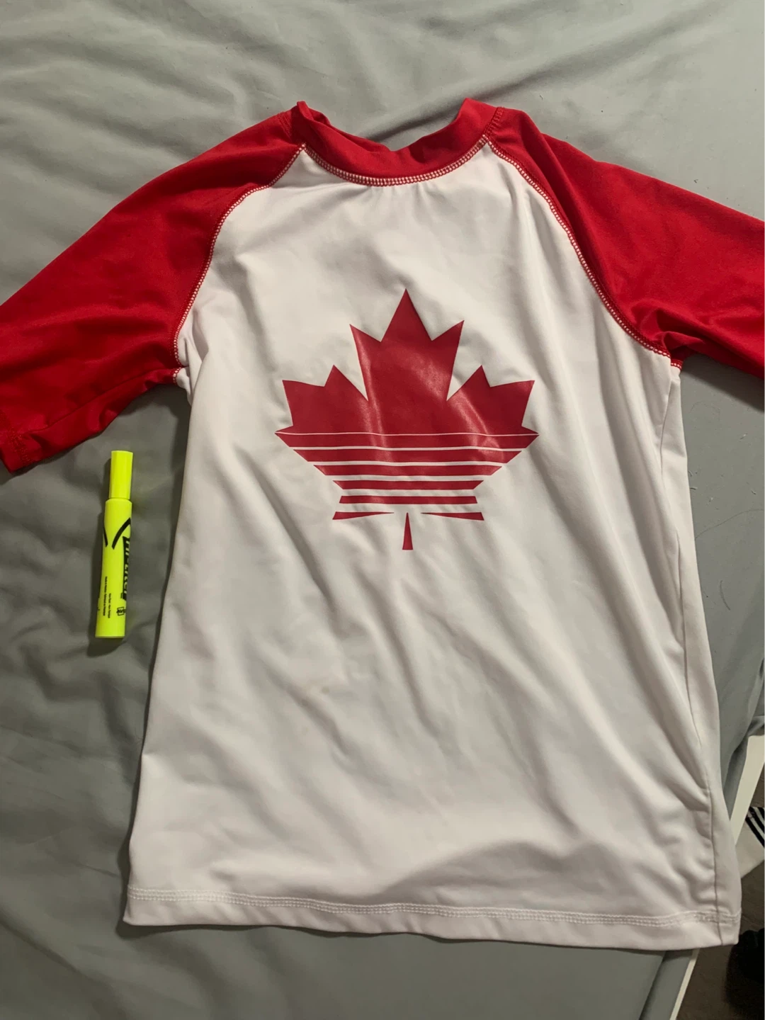 Kids Canadian Flag T shirt & Short Set - photo 2