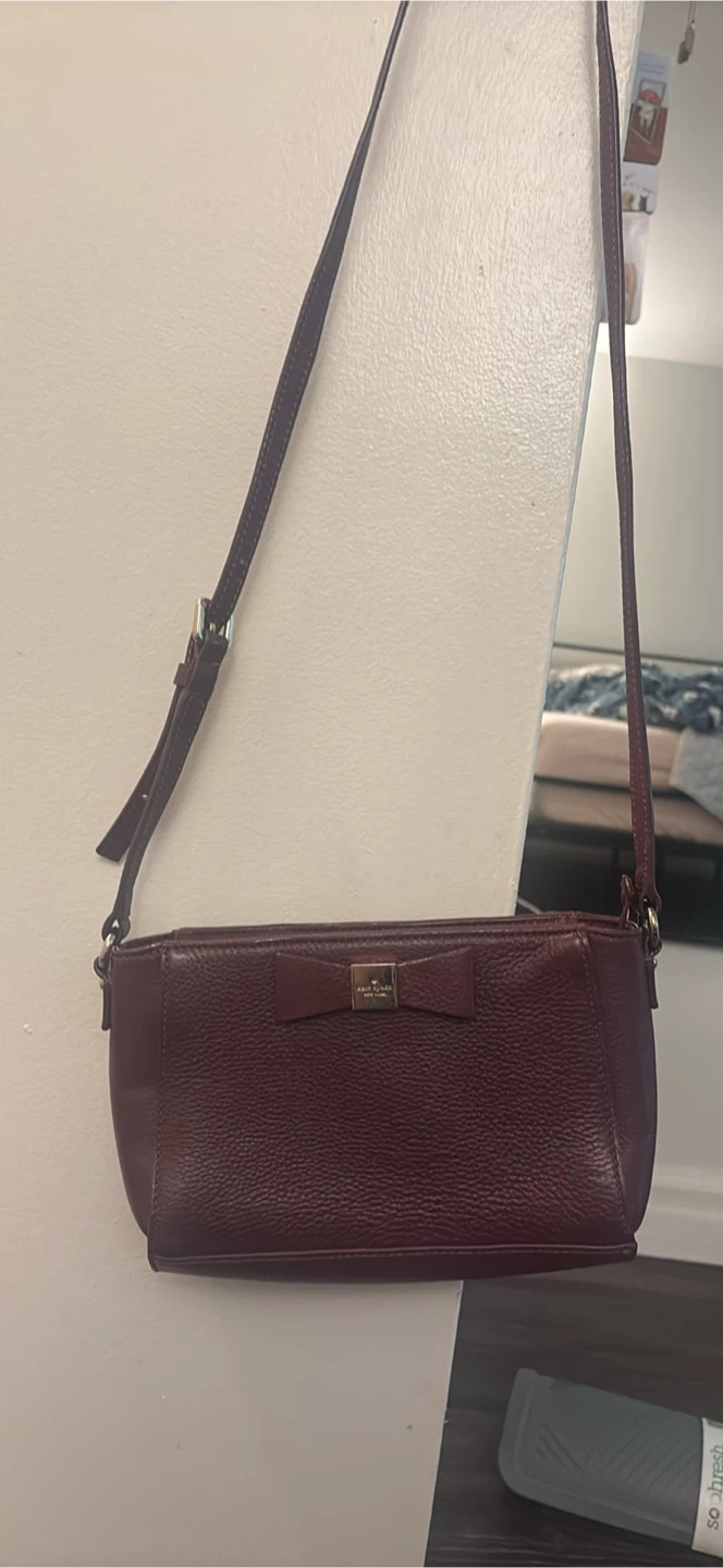 Kate Spade Burgundy Crossbody Bag - photo 2