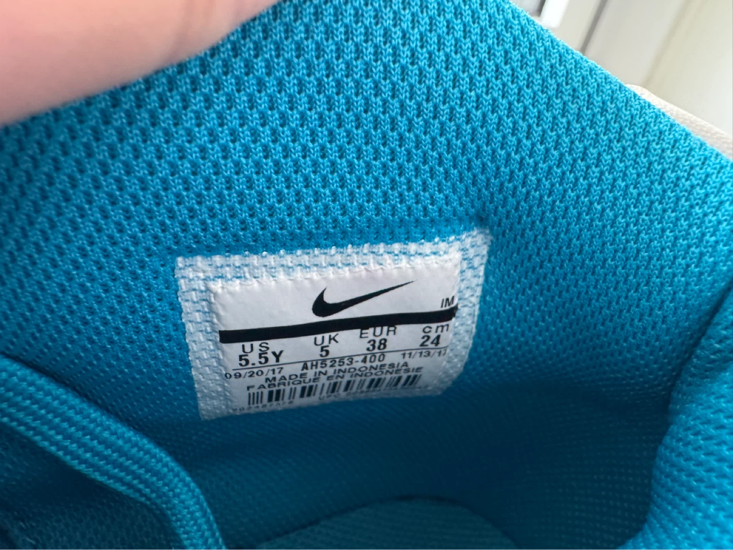 Nike Vandal Supreme High 'Blue Orbit' - 5.5Y - photo 4