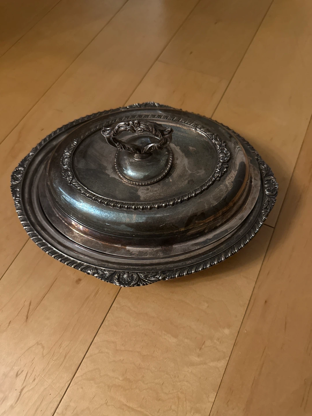Silver Plated Serving Dish with Lid