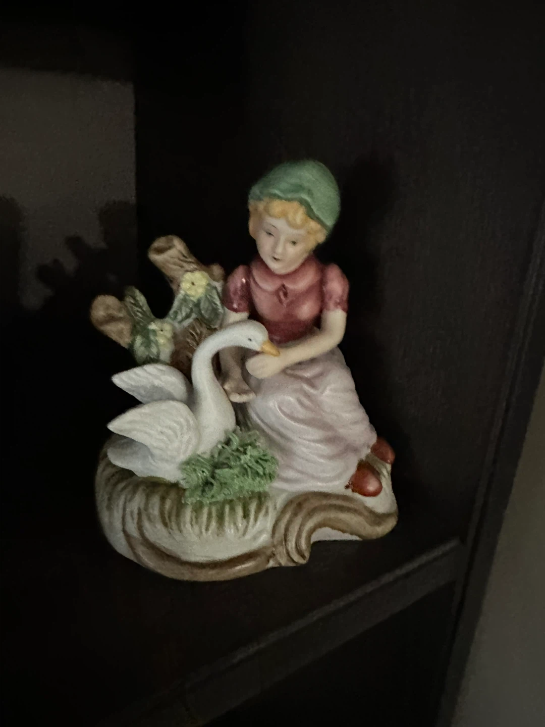 Vintage China Goose Girl Figurine: OnlyGeese1980s - photo 4