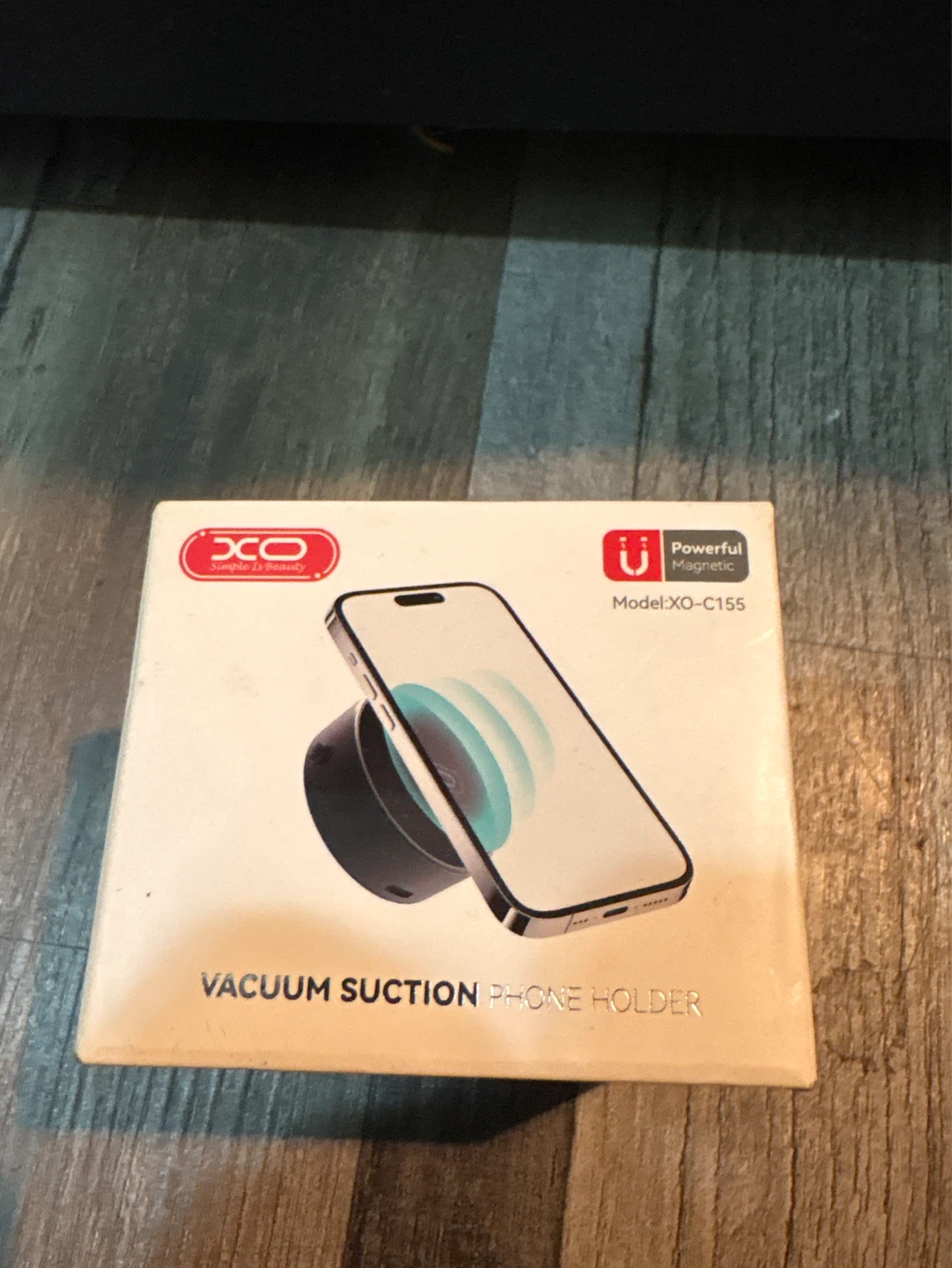 XO Magnetic Vacuum Suction Phone Holder XO-C155