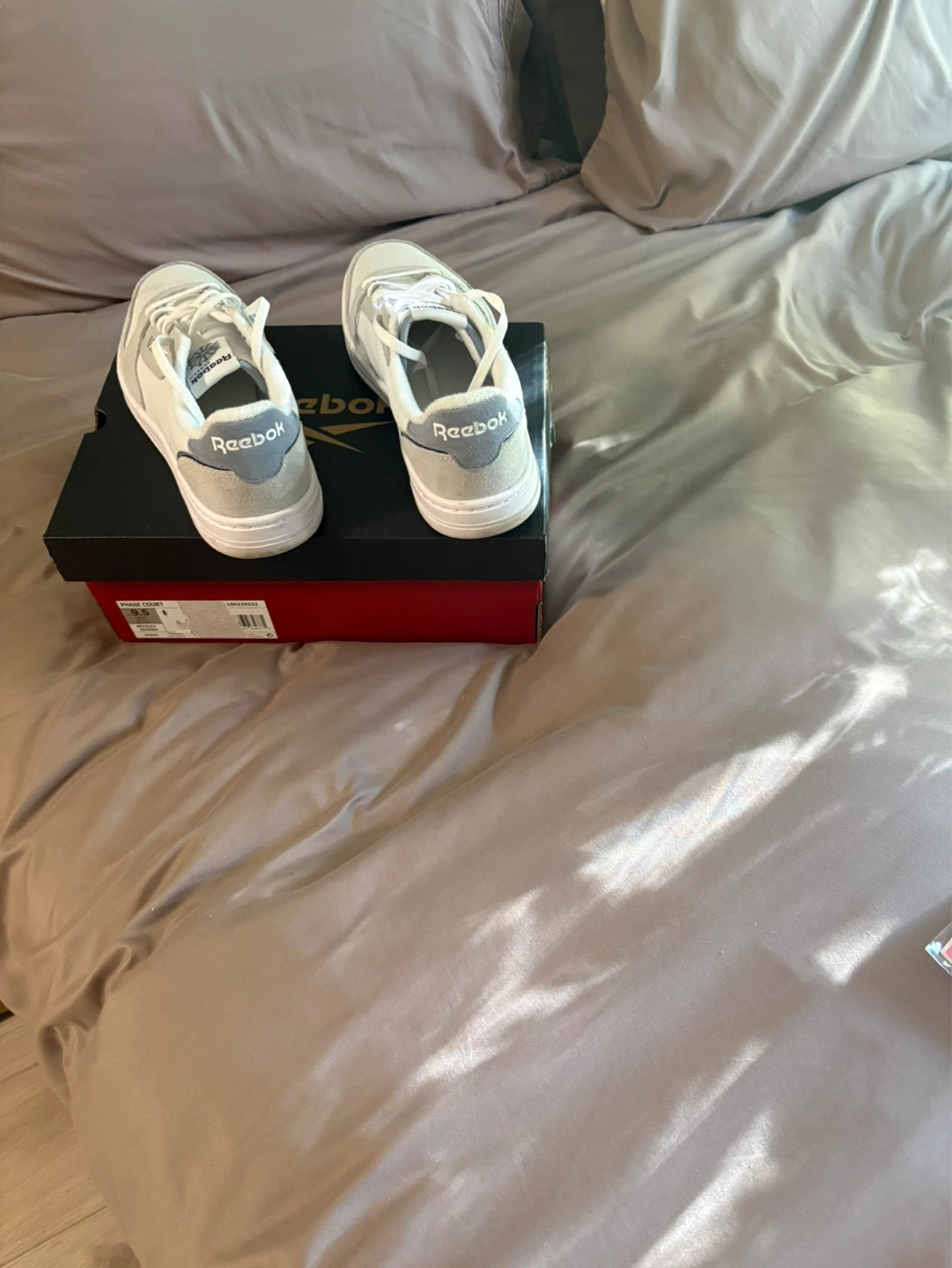 Reebok white runners