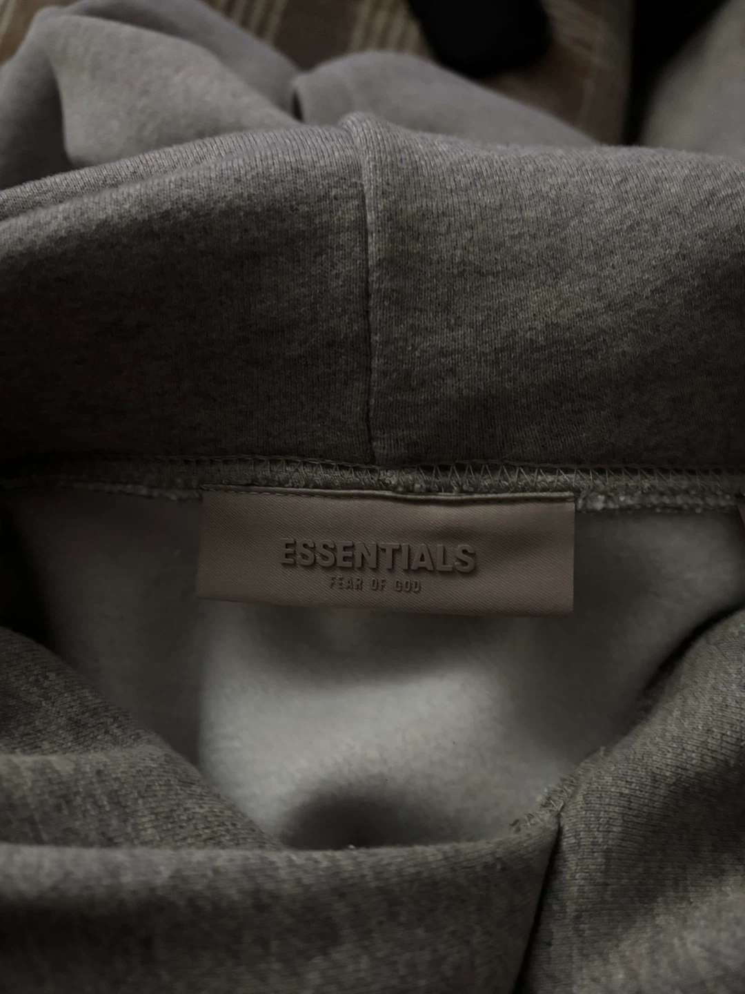 ESSENTIALS Fear of God Hoodie - Grey - Men's - photo 3