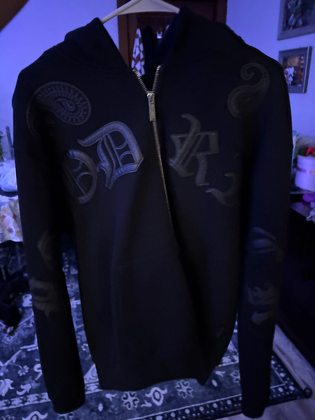 hood rich zip up hoodie