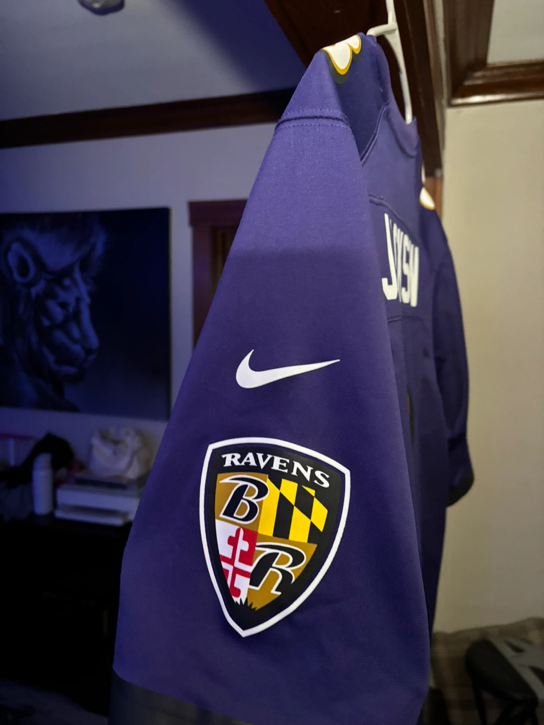 Baltimore Ravens Lamar Jackson #8 Nike NFL Jersey - photo 5