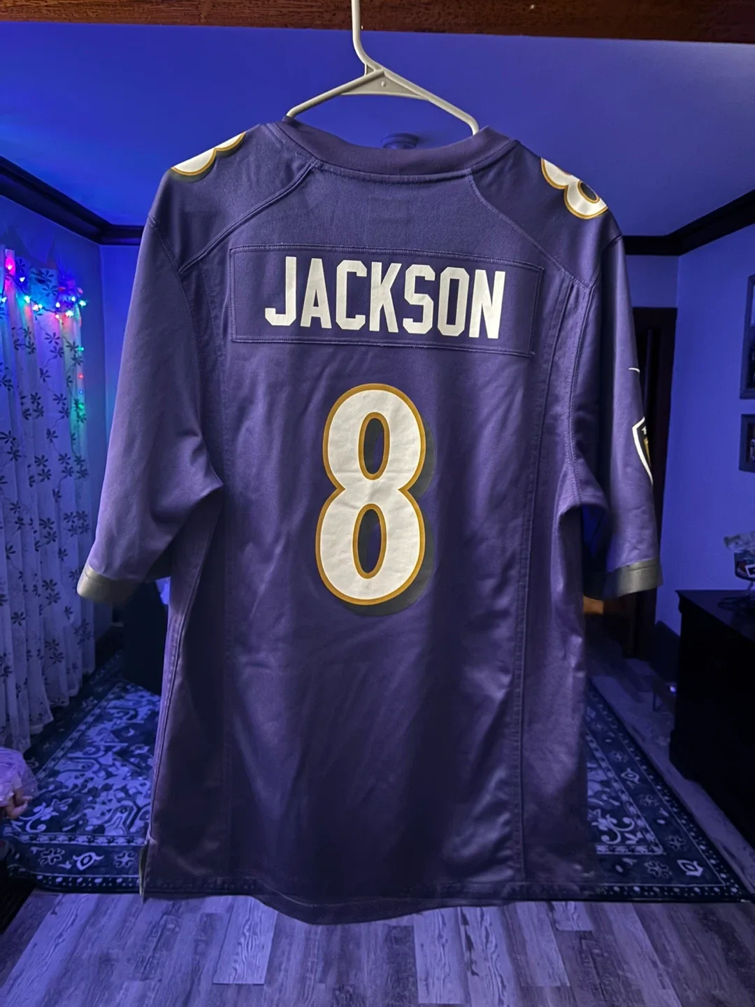 Baltimore Ravens Lamar Jackson #8 Nike NFL Jersey - photo 3