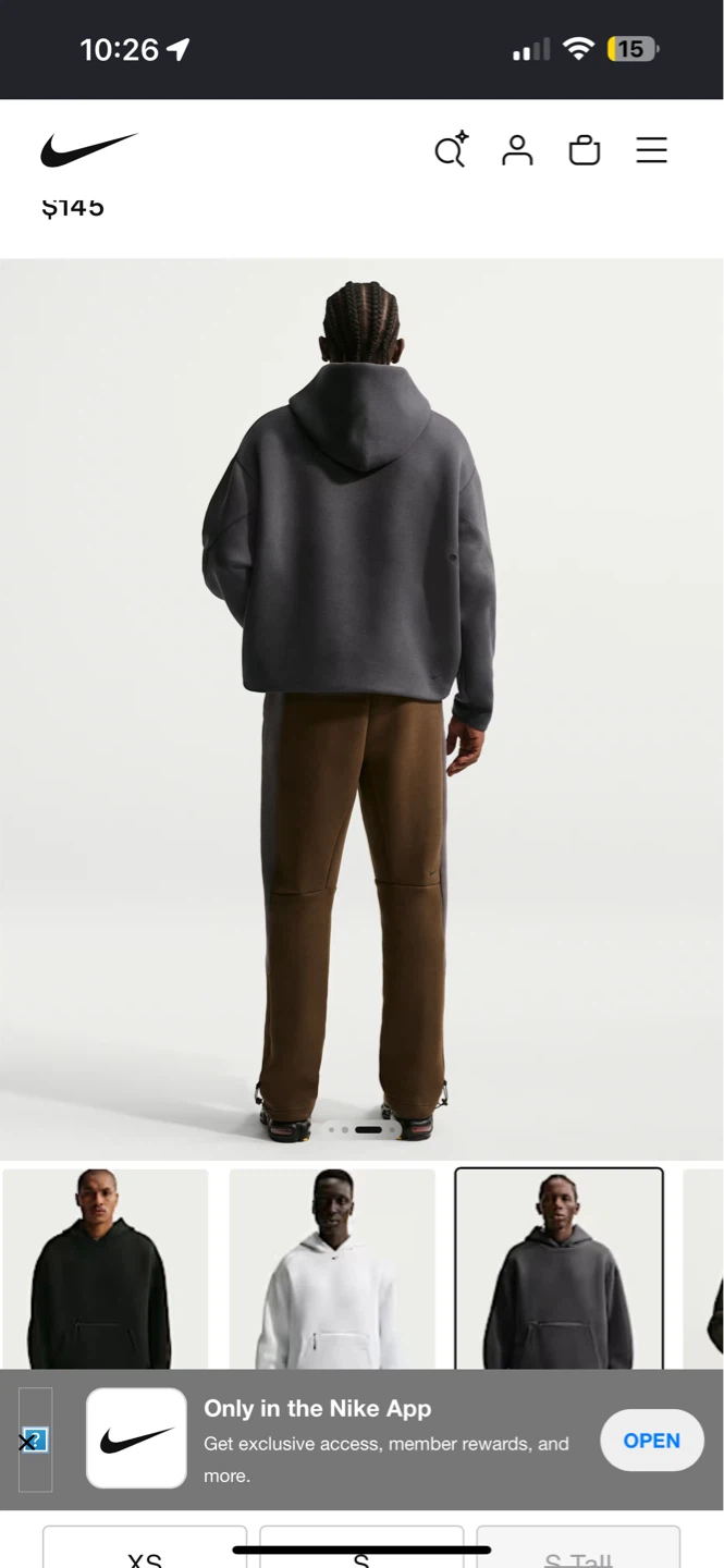Nike Tech Men's Fleece Pullover Hoodie - photo 4