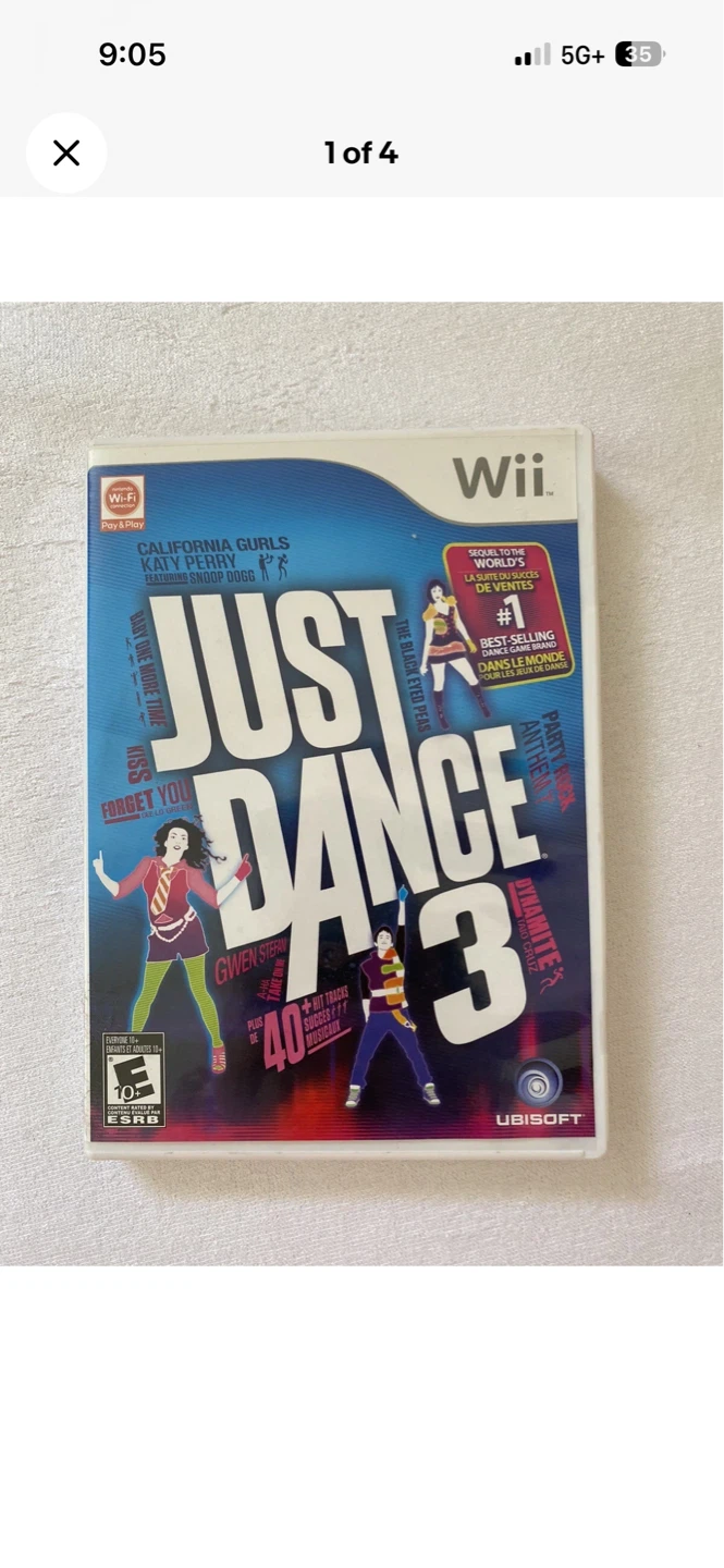 Just Dance 3 (Nintendo Wii, 2011) Complete With Manuals.