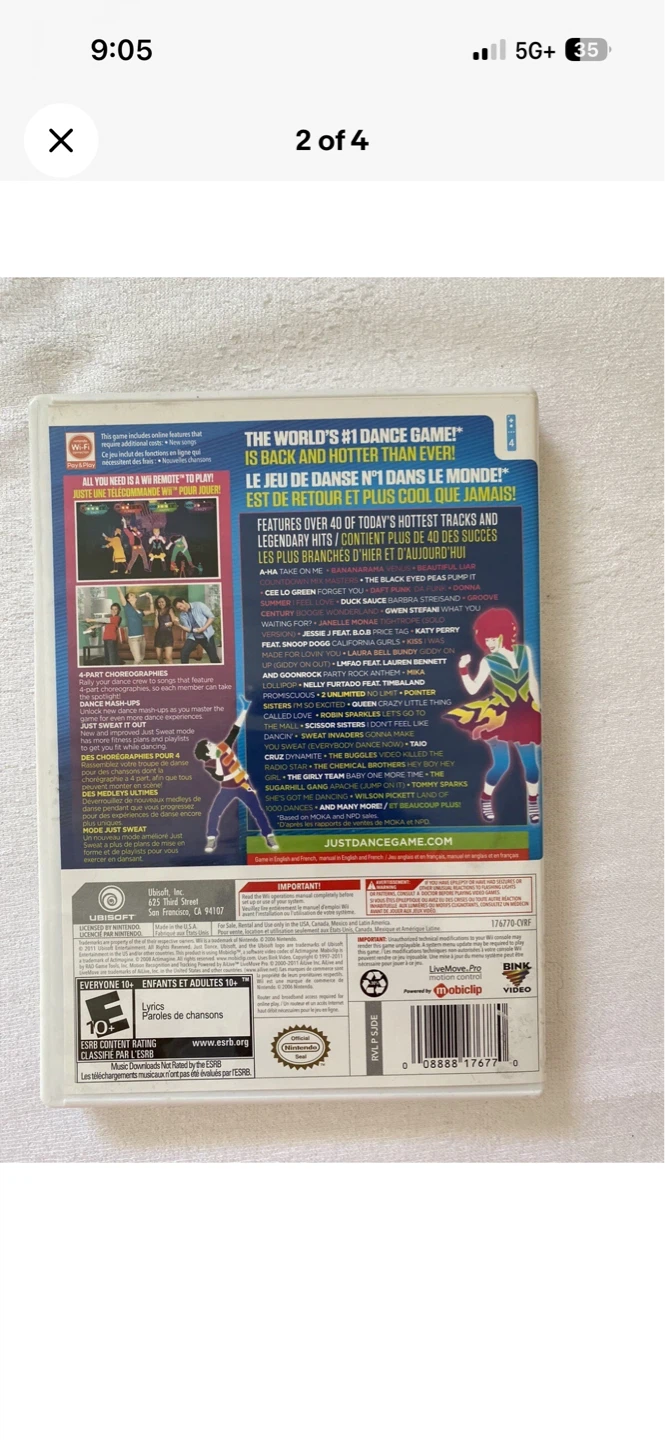 Just Dance 3 (Nintendo Wii, 2011) Complete With Manuals. - photo 2