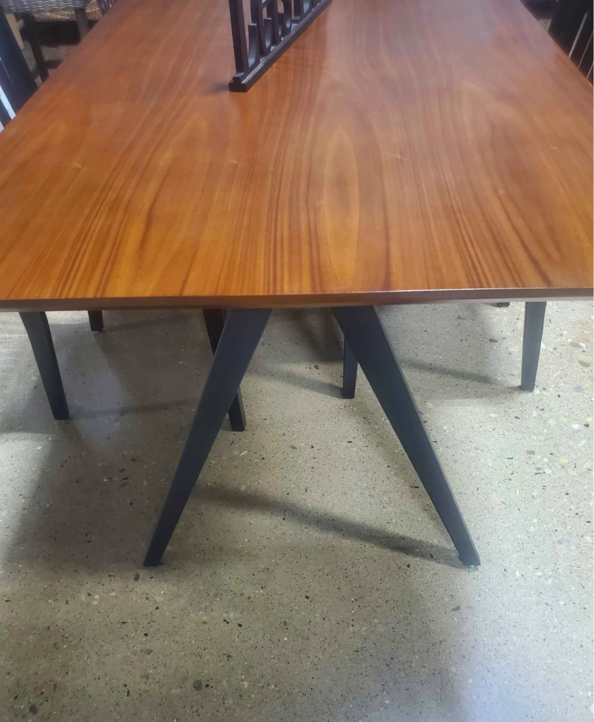 New 5 Piece Black and Brown Modern Dining Set - photo 2