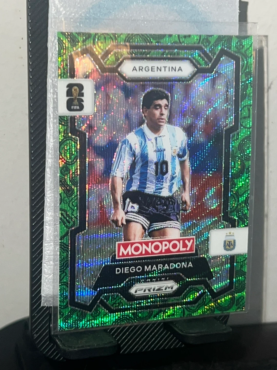 ⚽ Panini Prizm Monopoly Diego Maradona Trading Card