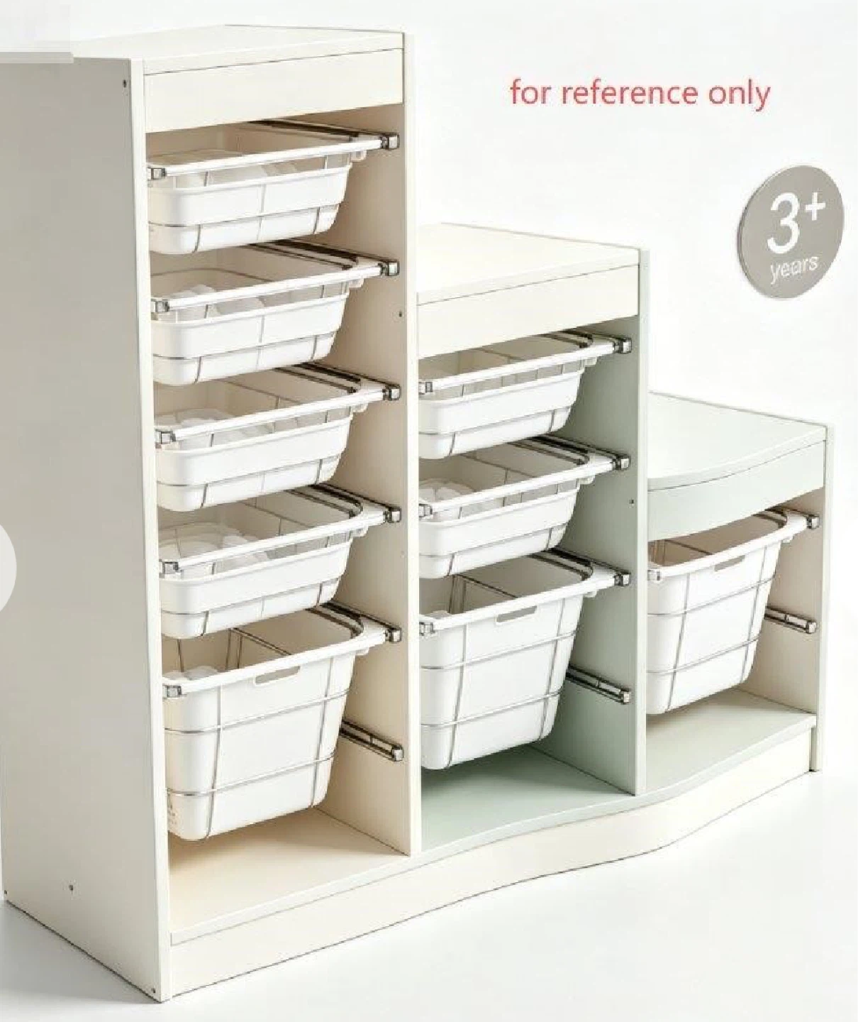 beright Storage Combination with 6 Large Bins and 3 Deep Bins
