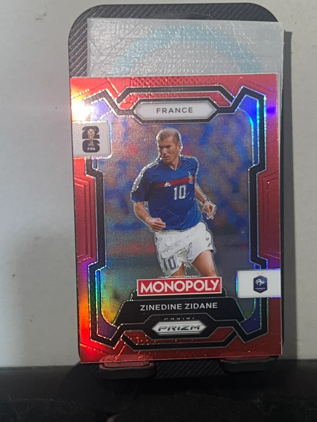 ⚽ Panini Monopoly Prizm Zinedine Zidane Card