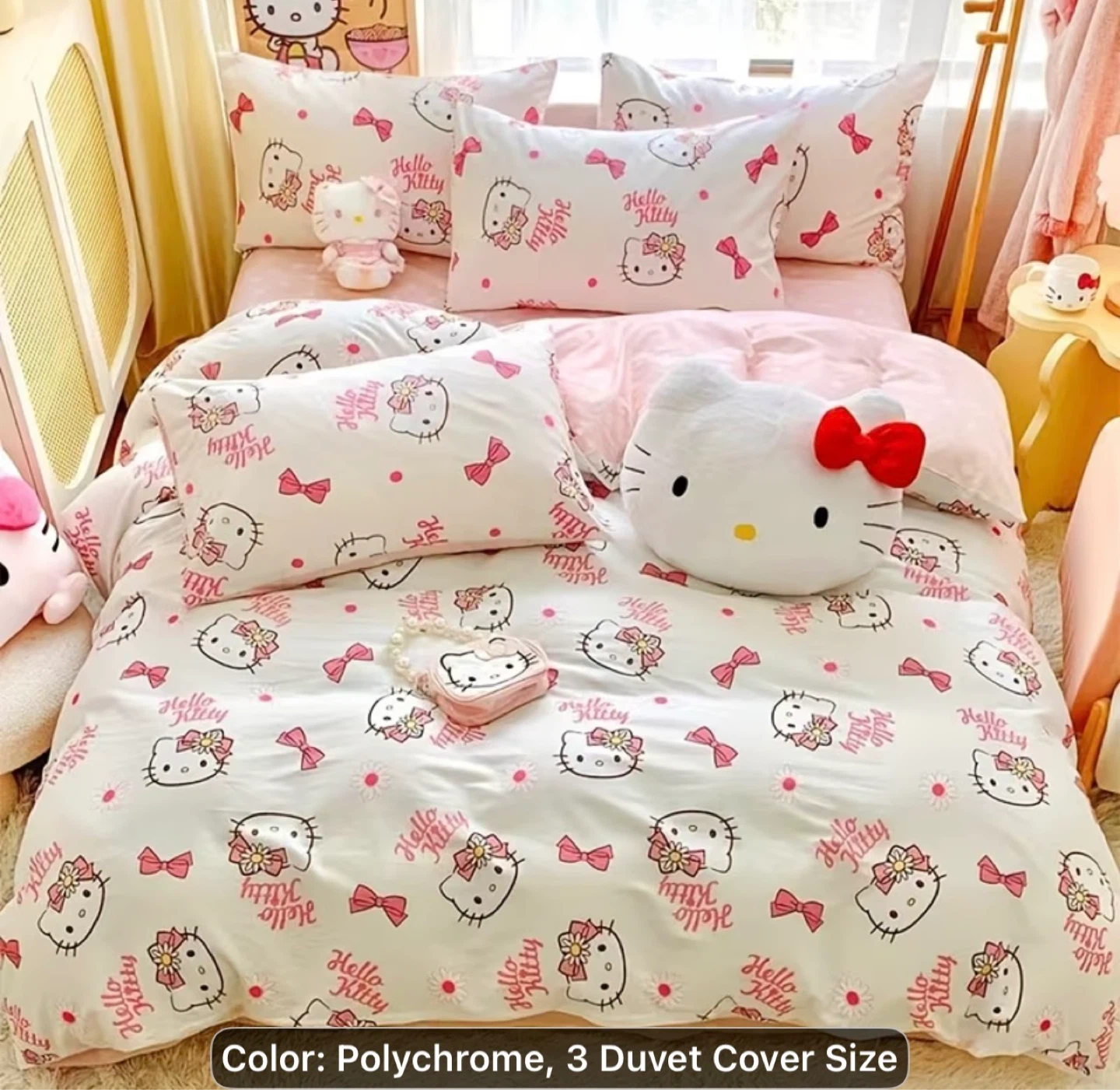 Hello Kitty Duvet Cover Set ⚽️