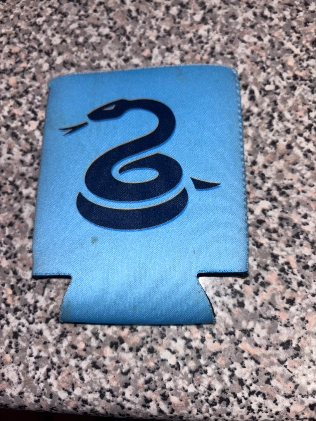 ⚽️Blue Koozie with Snake Design